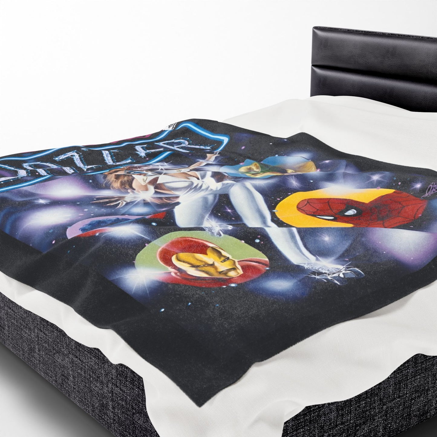 Dazzler Velveteen Plush Blanket 60x80" - Bob Larkin #1 Cover Art - Alison Blaire - Mutant Pop Star - Marvel Comics - Uncanny X-Men Link