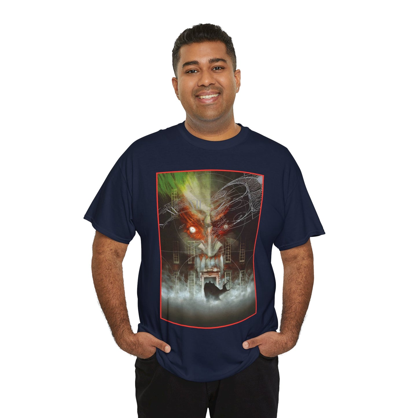 Batman: Arkham Asylum T-Shirt - Dave McKean Art - From the Grant Morrison Graphic Novel - DC Comics - Dark Knight Detective