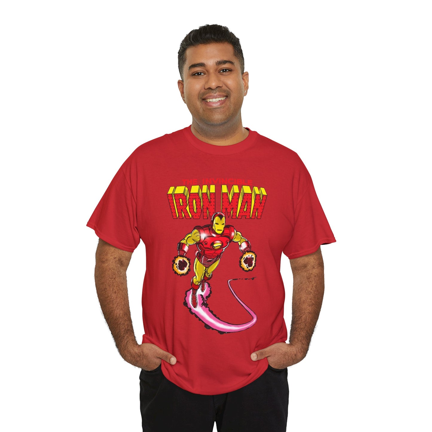 Iron Man T-Shirt - George Perez Art - Tony Stark in his Armor - Avengers Member - MCU - Marvel Comics