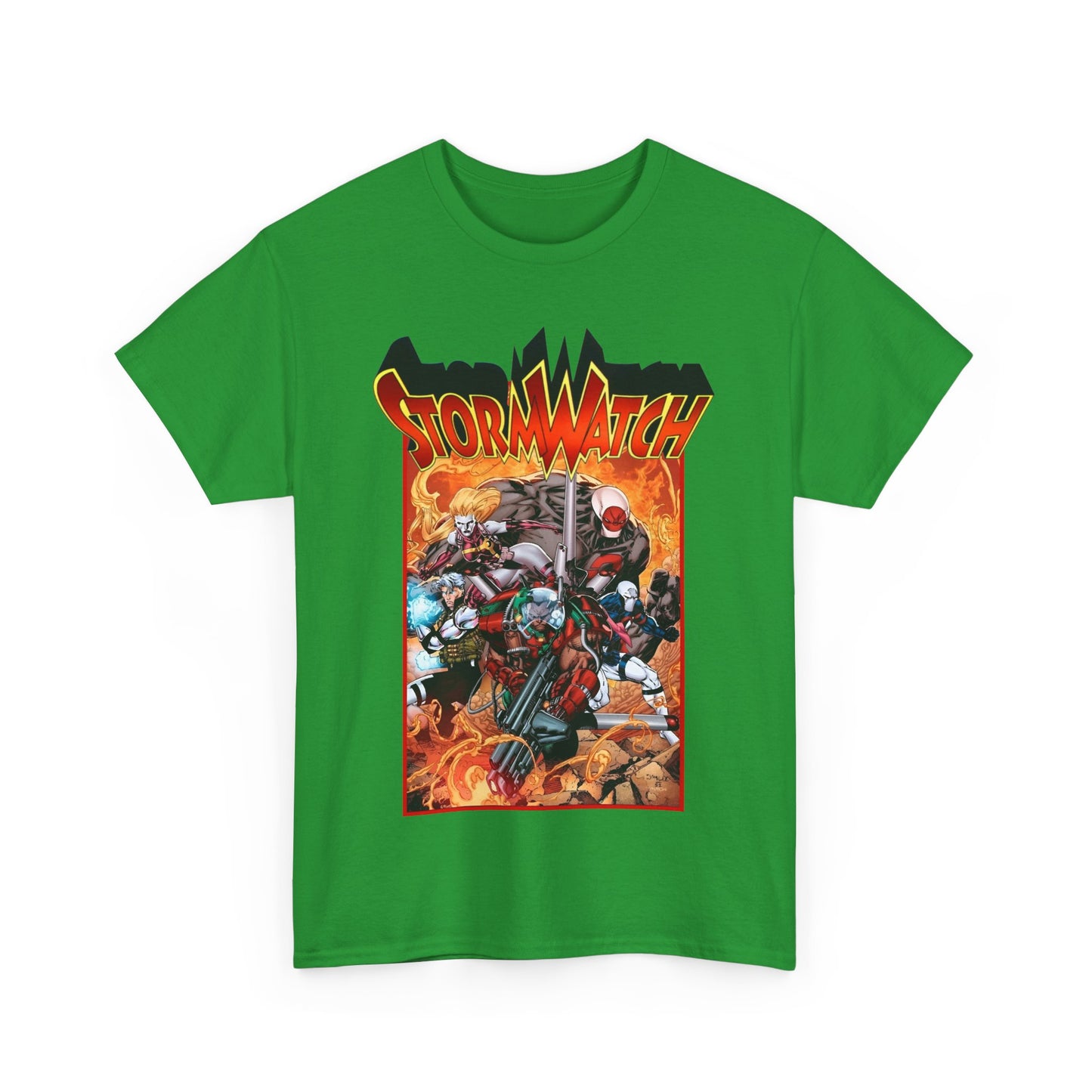 Stormwatch T-Shirt - Jim Lee Art - Battalion, Fuji, Hellstrike - Image/Wildstorm/DC Comics
