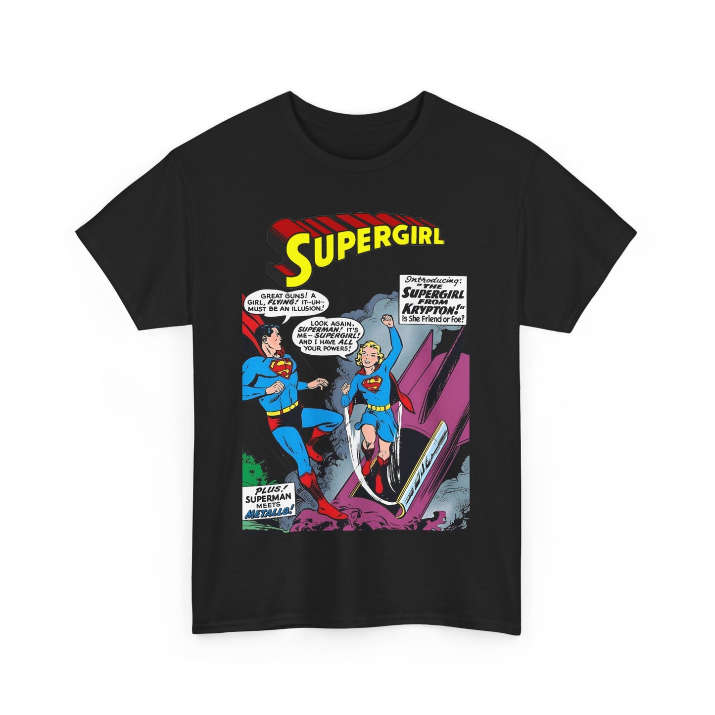 Supergirl T-Shirt - Action Comics #252 - 1st Appearance of Supergirl Cover Art - Kara from Kandor - DC Comics