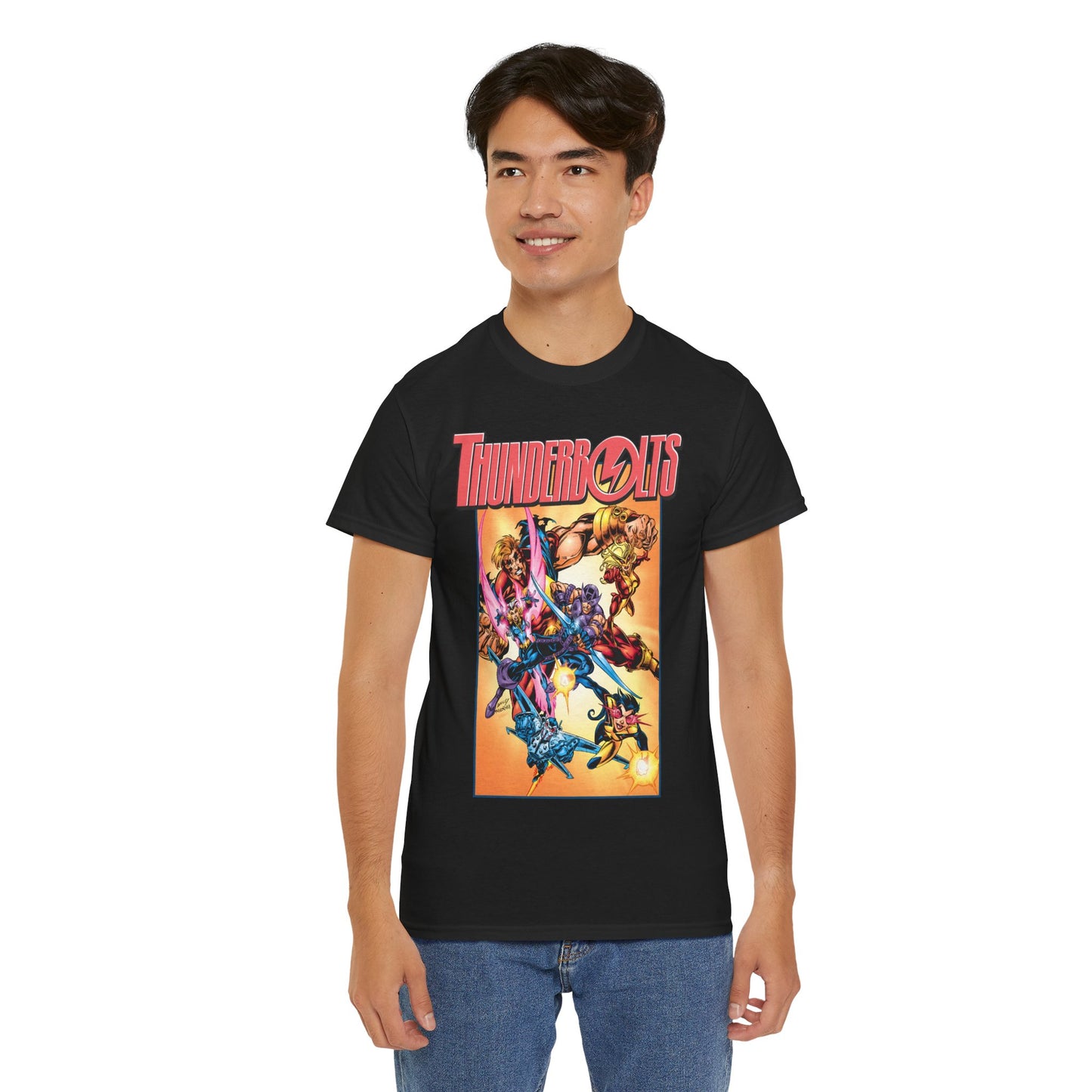 Thunderbolts T-Shirt - Mark Bagley Art - Hawkeye, Songbird - Marvel Comics - Avengers Connection