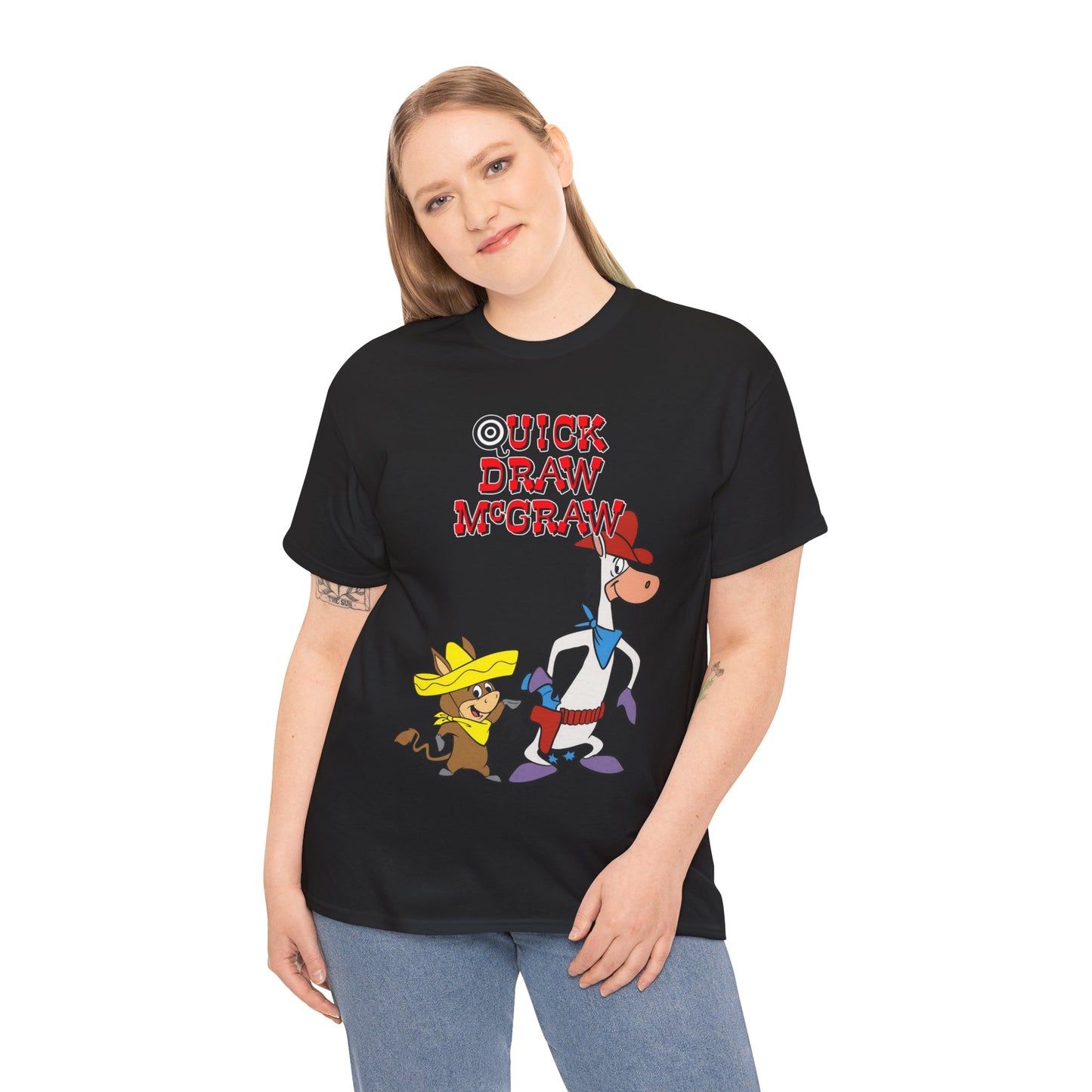 Quick Draw McGraw T-Shirt - Baba Looey - Hanna-Barbera Cartoon - Popular 1960s TV Animation