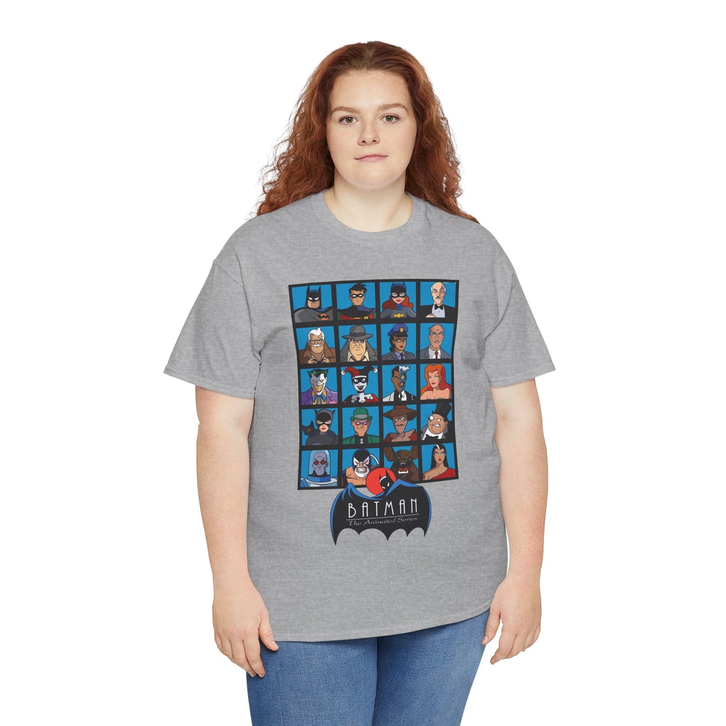 Batman T-Shirt - Animated Series - Harley Quinn, Batgirl, Joker, Bane, Robin, Two-Face, Catwoman, Riddler - Classic TV Cartoon Series