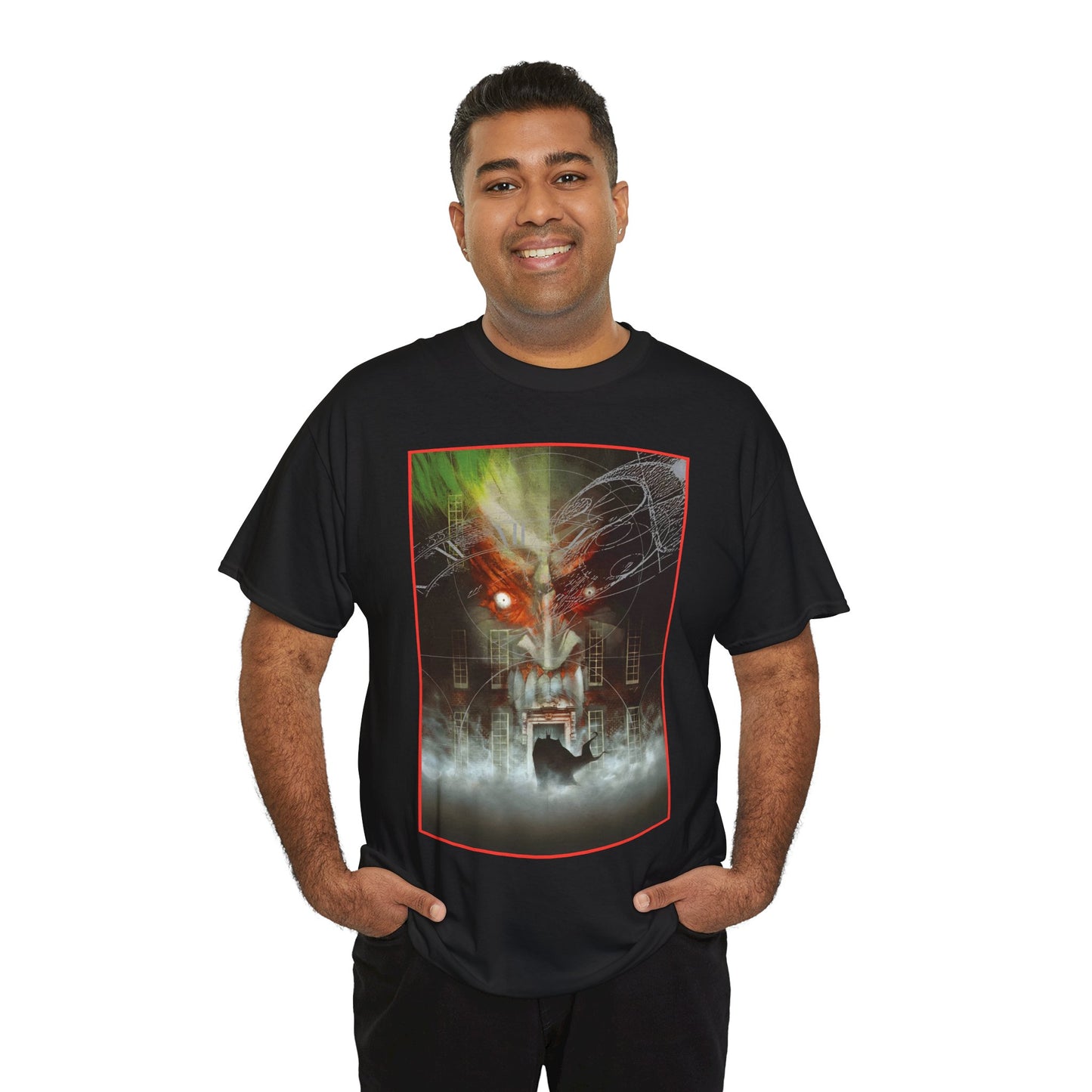 Batman: Arkham Asylum T-Shirt - Dave McKean Art - From the Grant Morrison Graphic Novel - DC Comics - Dark Knight Detective