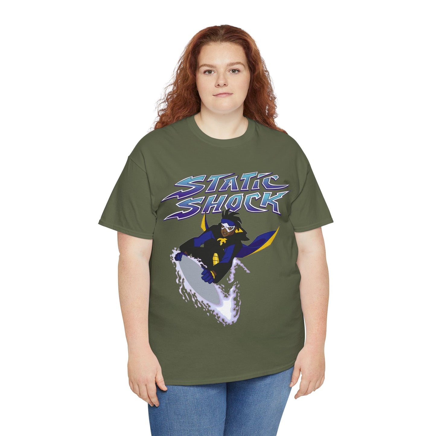 Static Shock T-Shirt - Milestone Comics - WB 1990s Animated Series - DC Comics - Virgil Hawkins