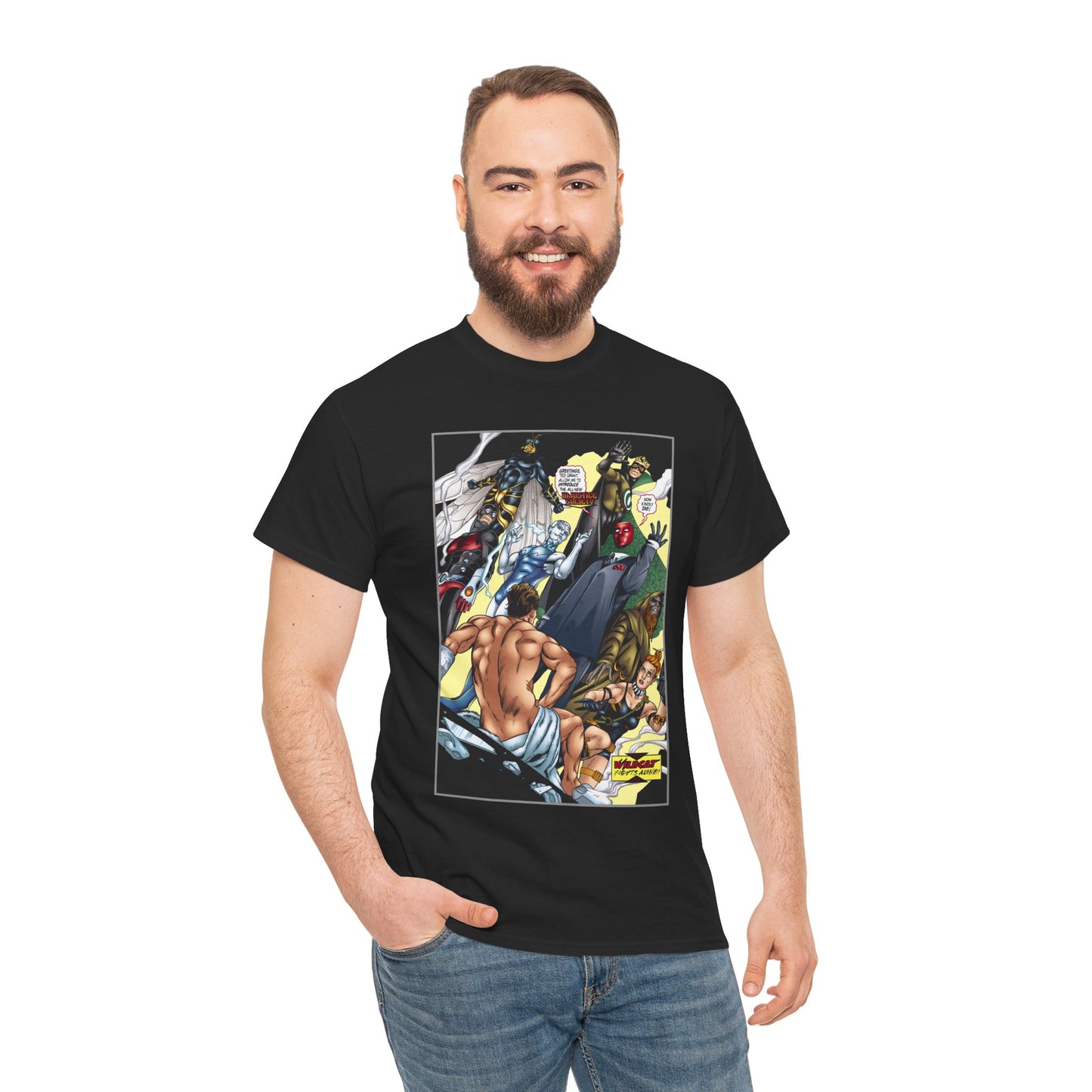 Wildcat/Injustice Society T-Shirt