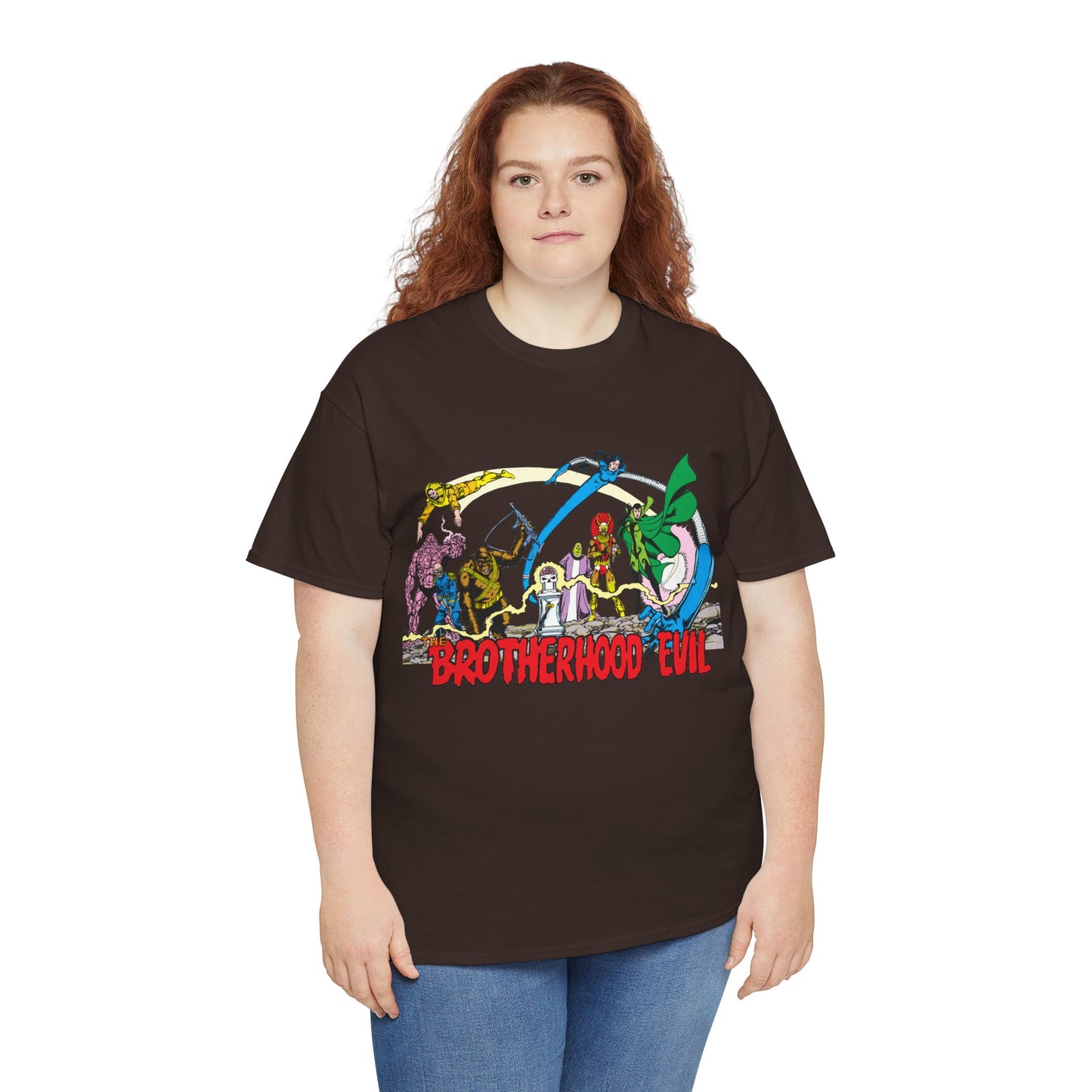 Brotherhood of Evil T-Shirt - George Perez Art - New Teen Titans, Doom Patrol - DC Comics - Madame Rouge, Phobia