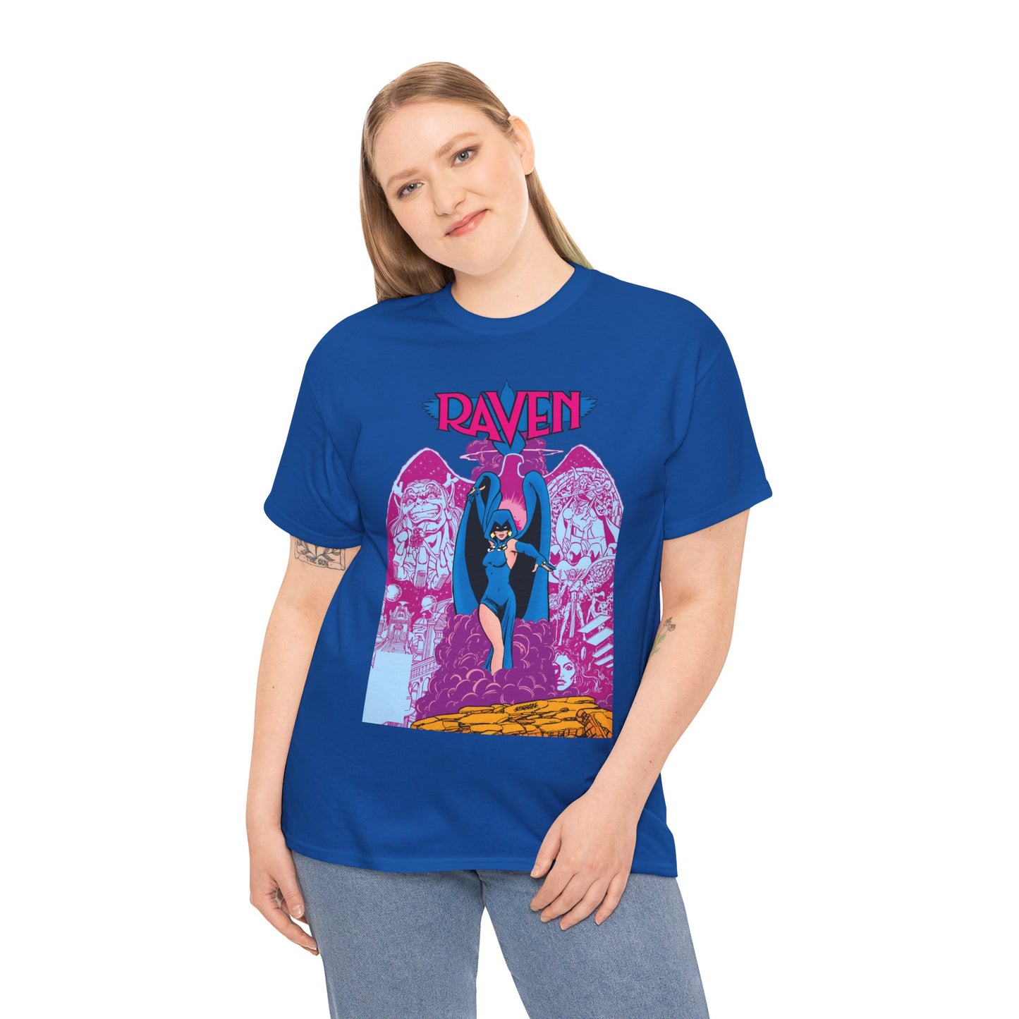 Raven T-Shirt - George Perez Art - New Teen Titans - Trigon, Azarath - DC Comics