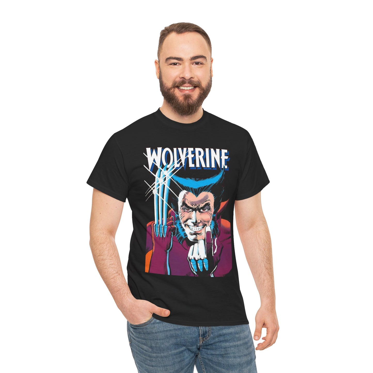 Wolverine T-Shirt - Frank Miller 1982 Cover Art - Marvel Comics - X-Men Member, Logan - Classic Mini-Series