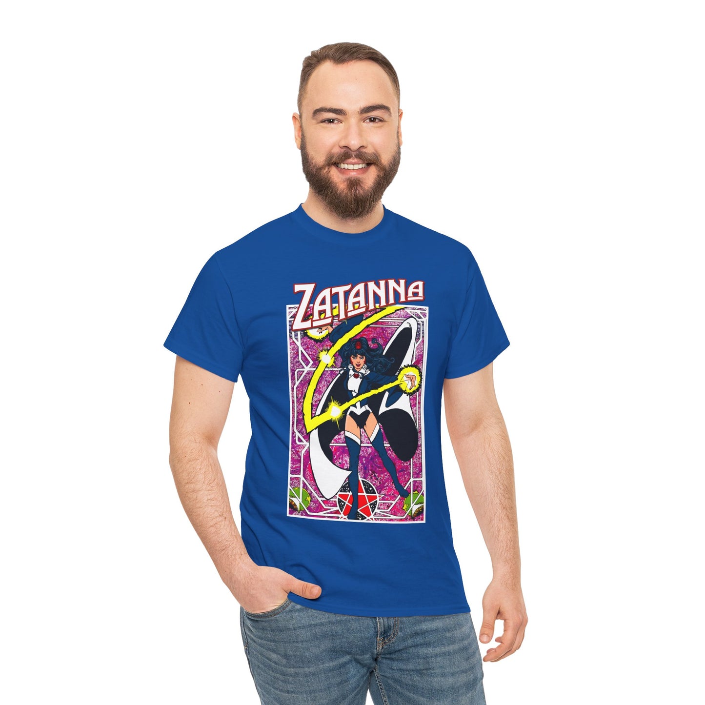 Zatanna T-Shirt - George Perez Postcard Art - Justice League Magic Member - JLA Satellite Era - DC Comics