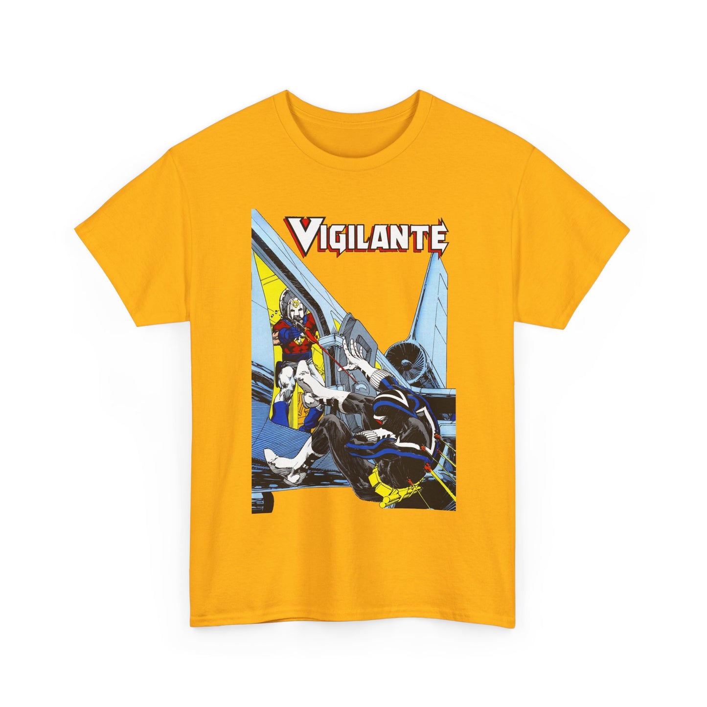 Vigilante Vs Peacemaker T-Shirt - Mike Grell Art - Adrian Chase - DC Comics