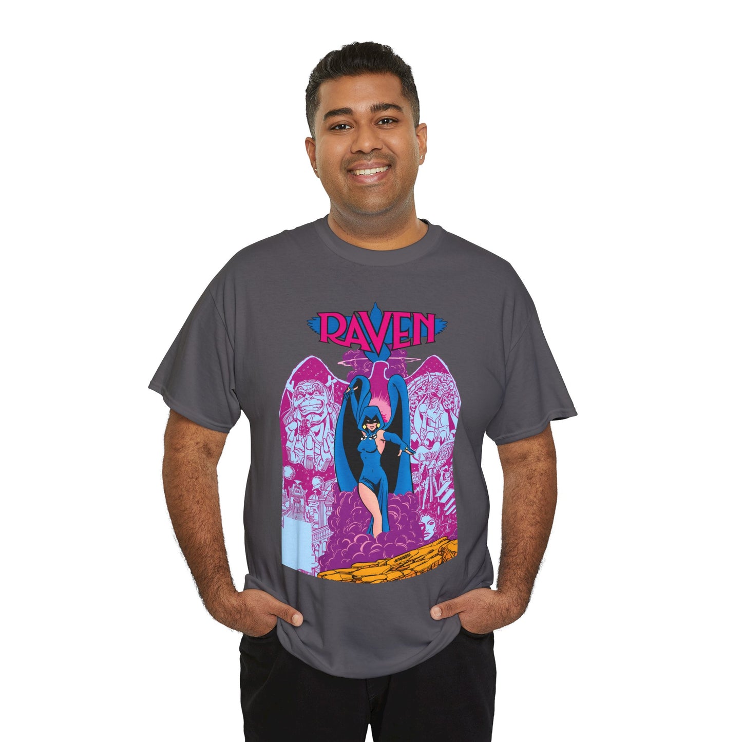 Raven T-Shirt - George Perez Art - New Teen Titans - Trigon, Azarath - DC Comics