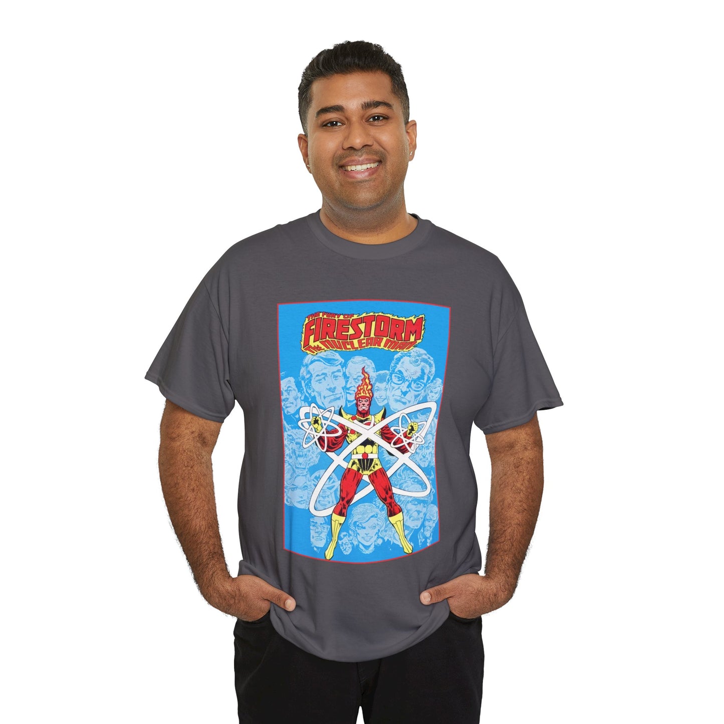 Fury of Firestorm T-Shirt - Pat Broderick Art - The Nuclear Man, Ronnie Raymond - JLA Member - DC Comics