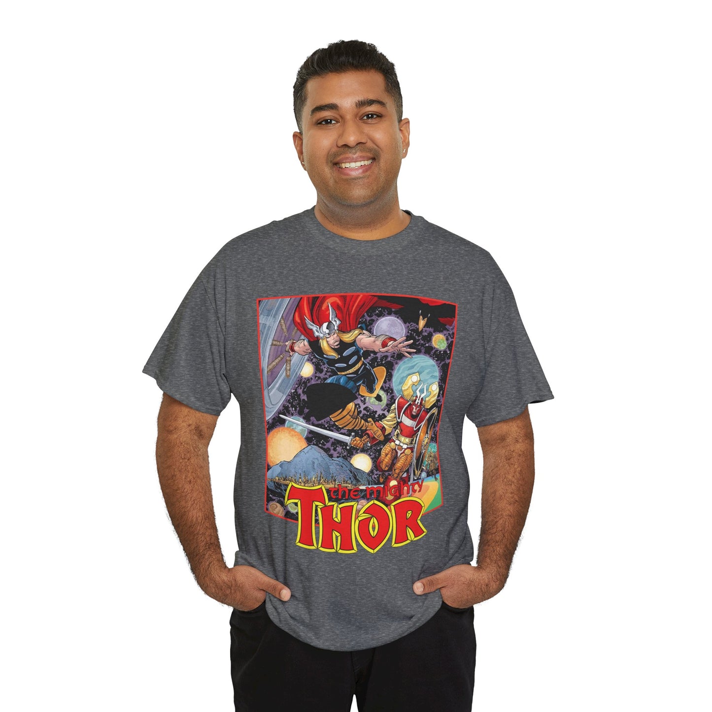 Mighty Thor T-Shirt - Walt Simonson Art - Odin, Asgard - 1980s Series - Marvel Comics