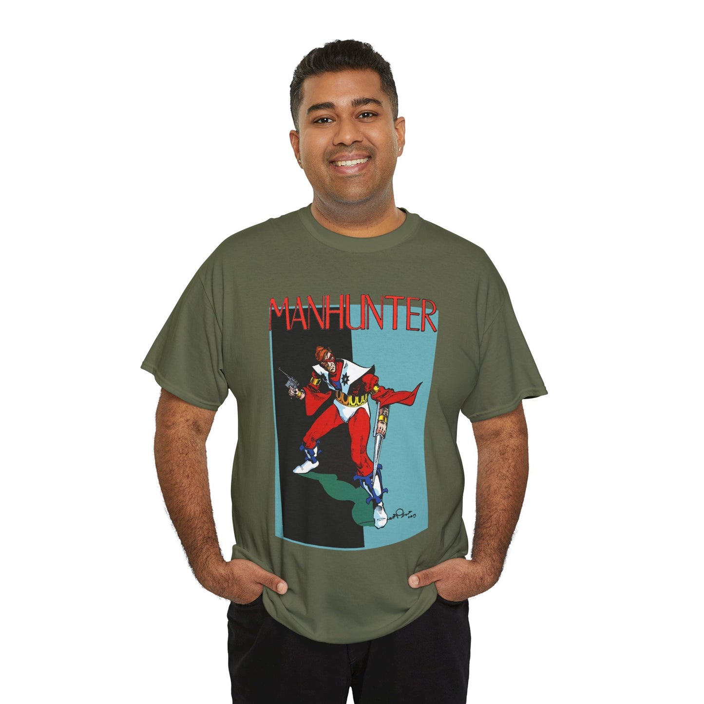 Manhunter T-Shirt - Walt Simonson Art - Detective Comics - Paul Kirk - DC Comics - Batman Connection