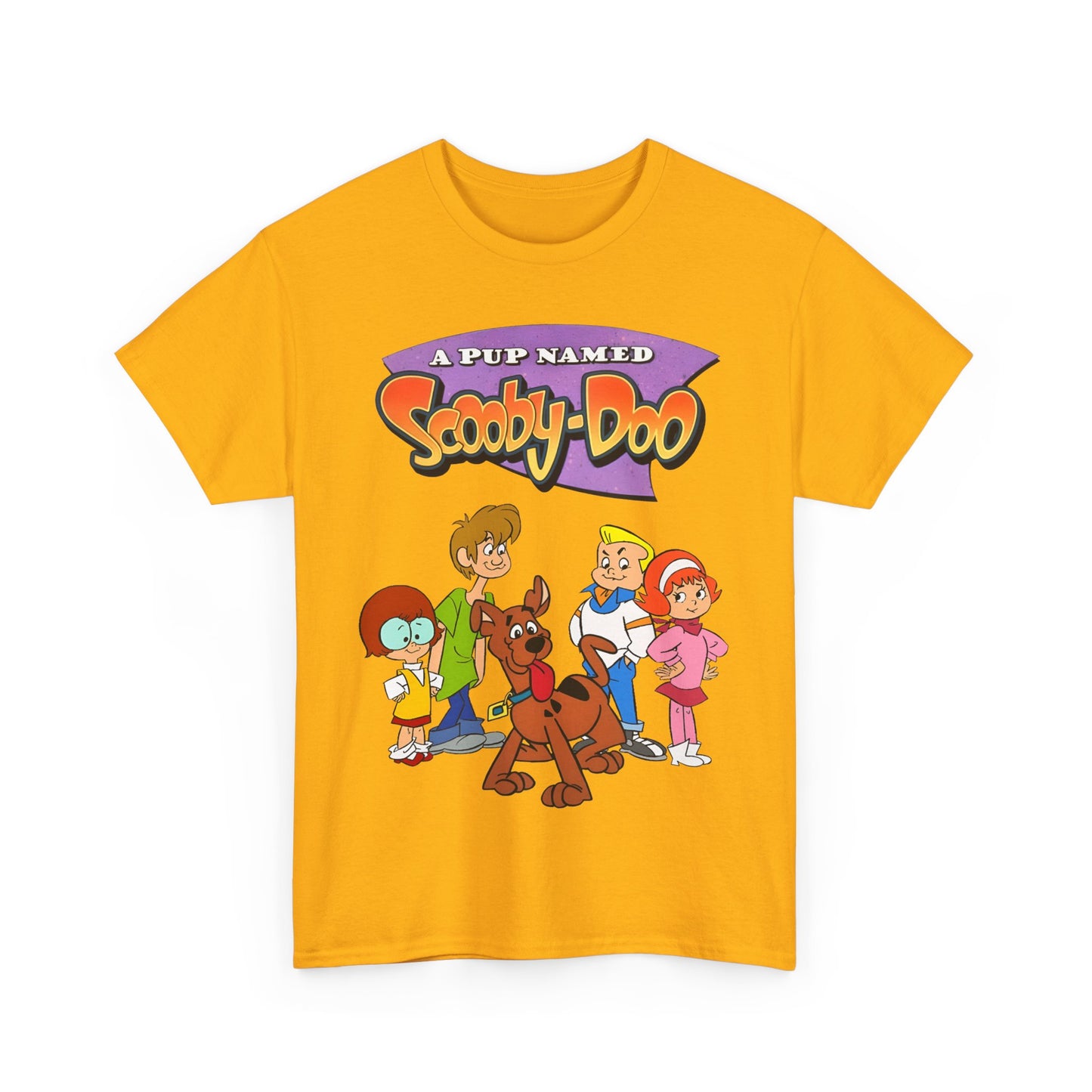 A Pup Named Scooby-Doo T-Shirt - Hanna-Barbera Cartoon TV Series 1990s - Fred, Daphne, Velma, Shaggy