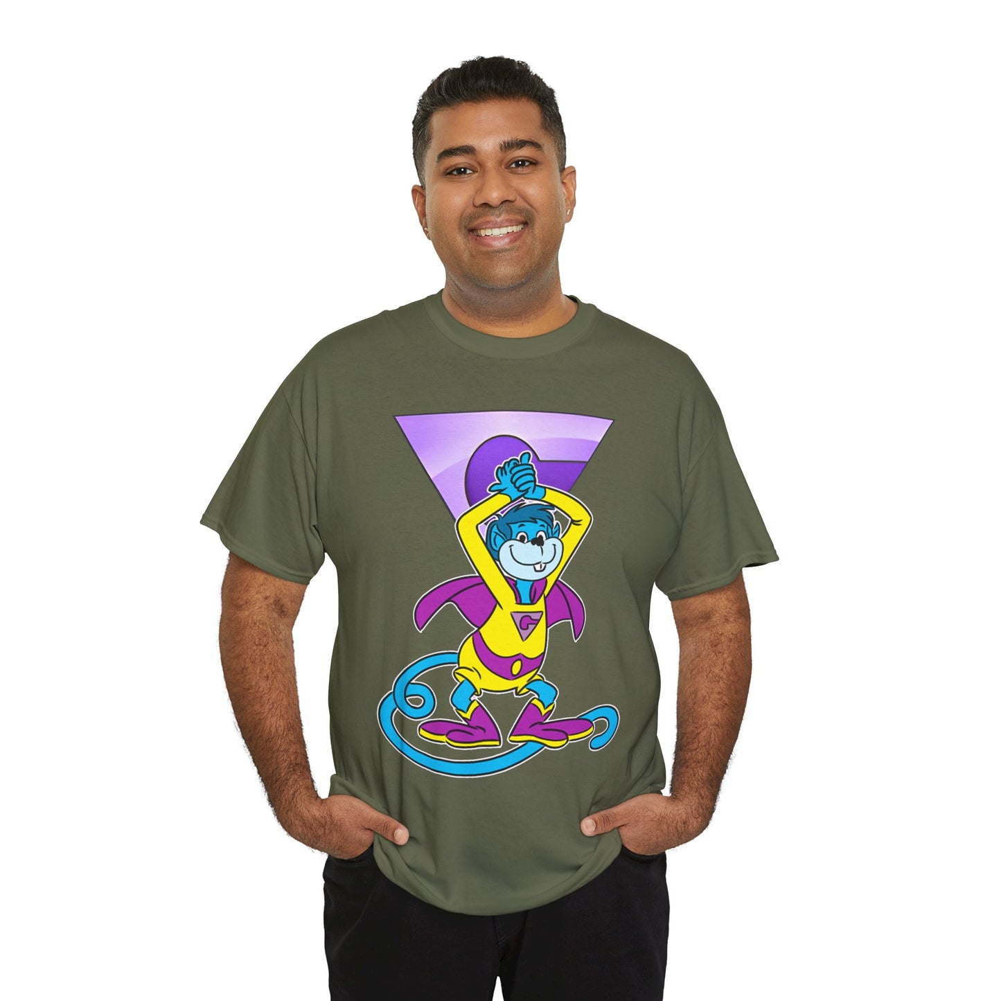 Gleek T-Shirt - Super Friends Cartoon - Wonder Twins Mascot - DC Comics - Space Monkey from Exxor - Zan & Jayna