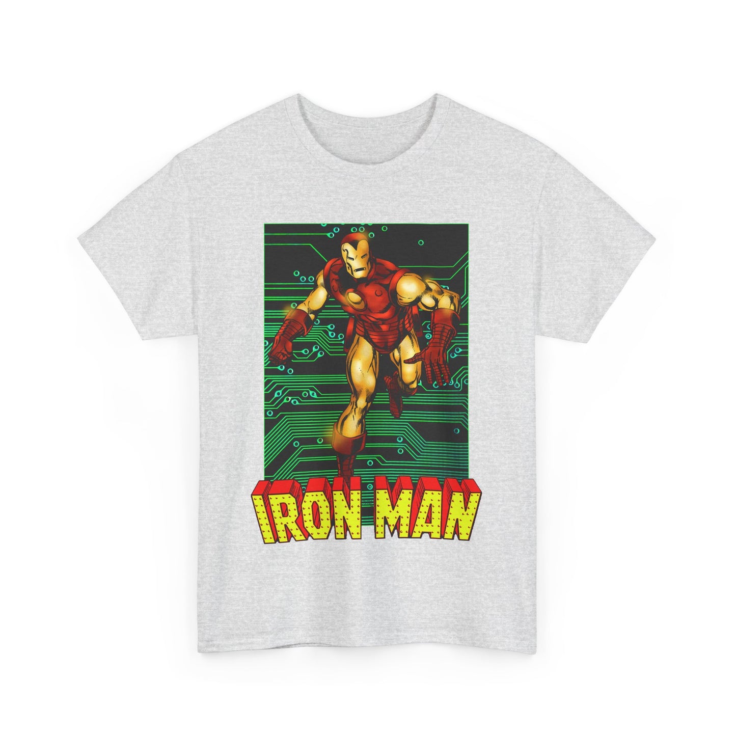 Iron Man T-Shirt - John Byrne Art - Tony Stark, Stark Industries - Avengers Member & Leader - Marvel Comics Armored Hero