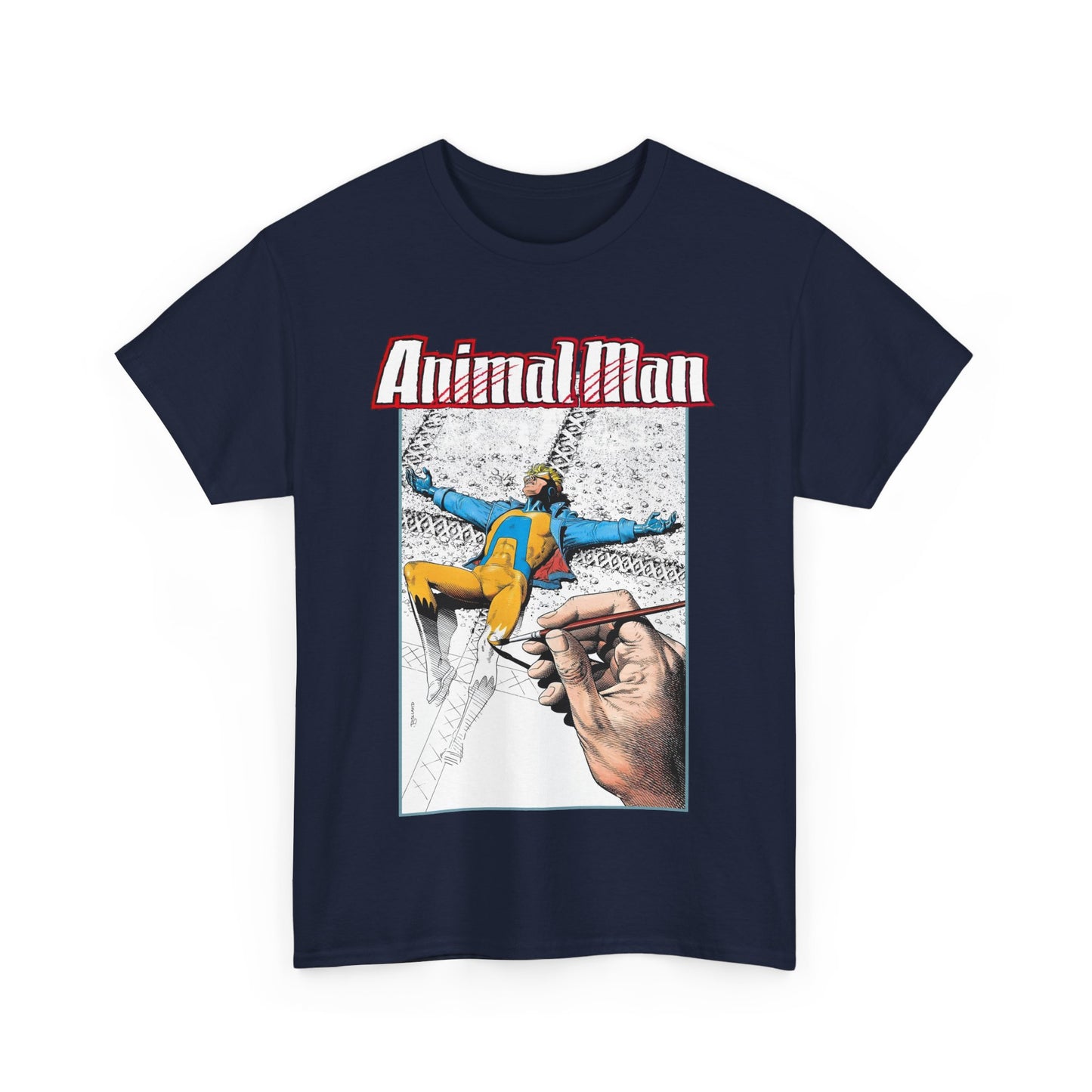 Animal Man T-Shirt - Brian Bolland Art - Buddy Baker - DC Comics, Vertigo Comics 1980s Series - Grant Morrison Stories