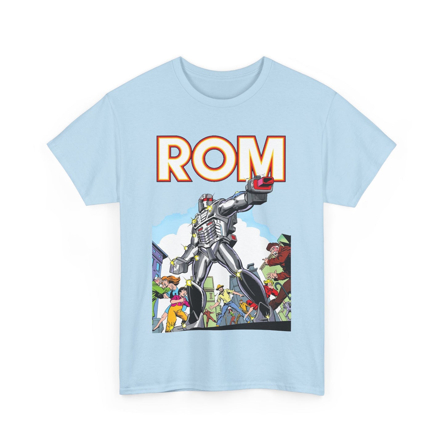 Rom: Spaceknight T-Shirt - Marvel Comics Art- Retro Character - Dire Wraiths
