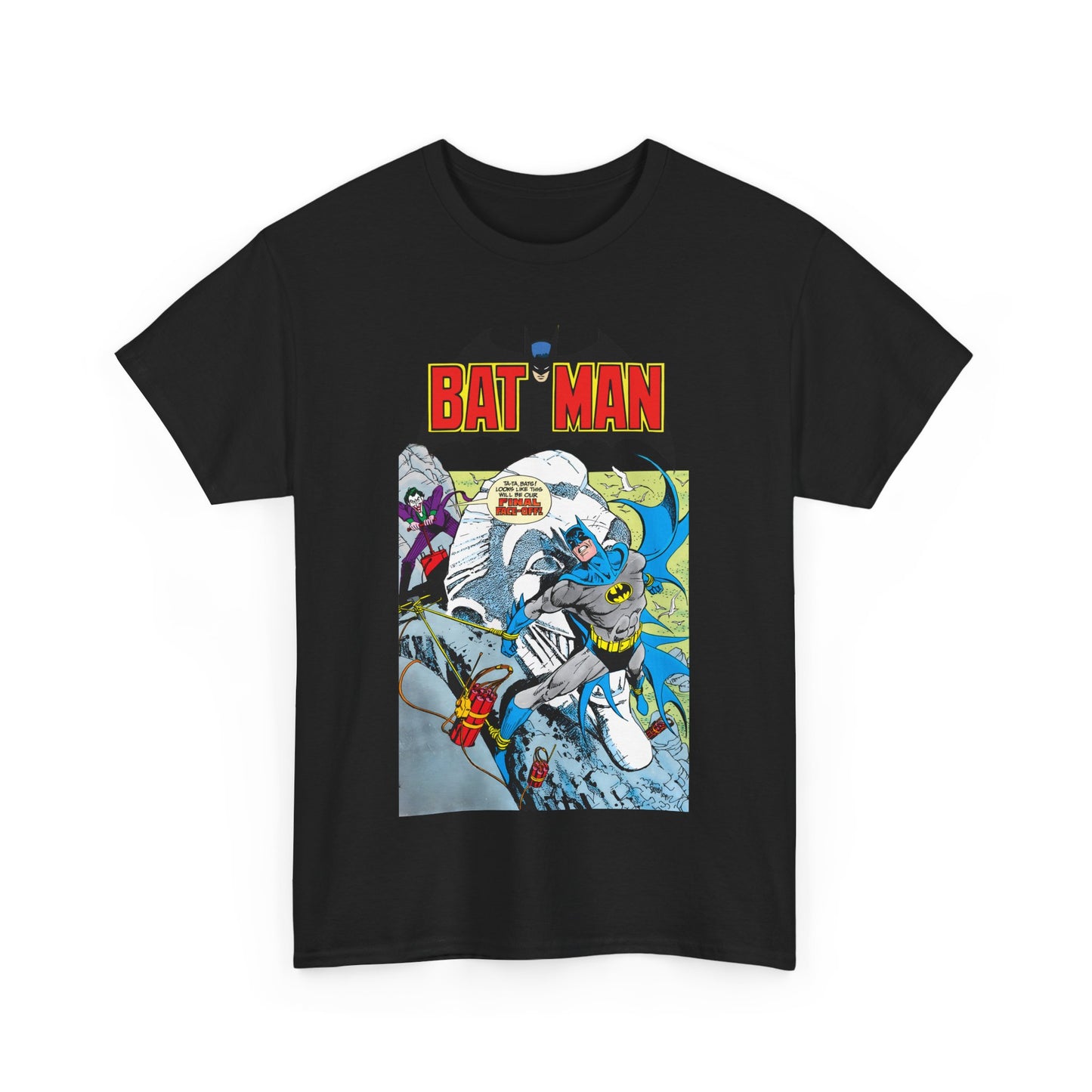 Batman T-Shirt - José Luis García-López Art - Joker - #353 Cover Art - Batman Strapped to Mount Rushmore - Amazing Bronze Age Art
