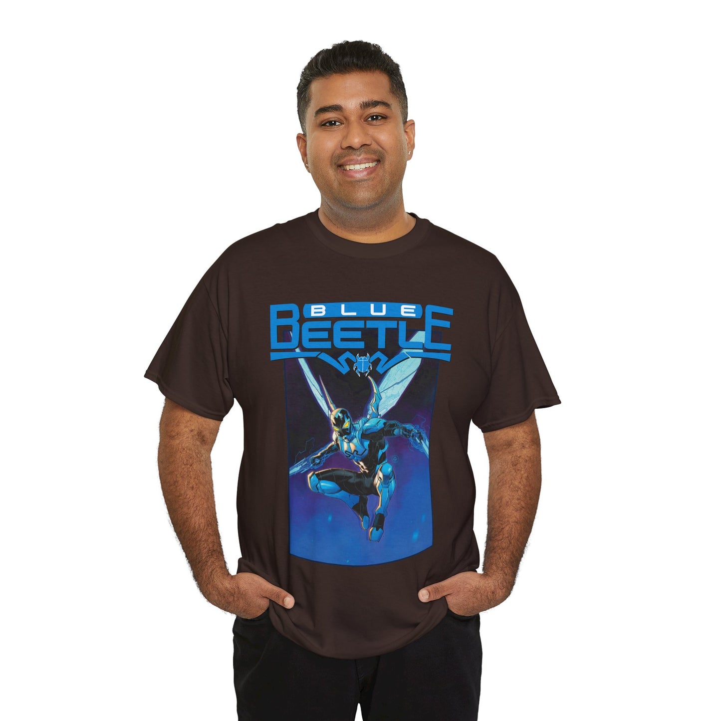 Blue Beetle T-Shirt - Dan Mora Art - DC Comics Character - Jaime Reyes