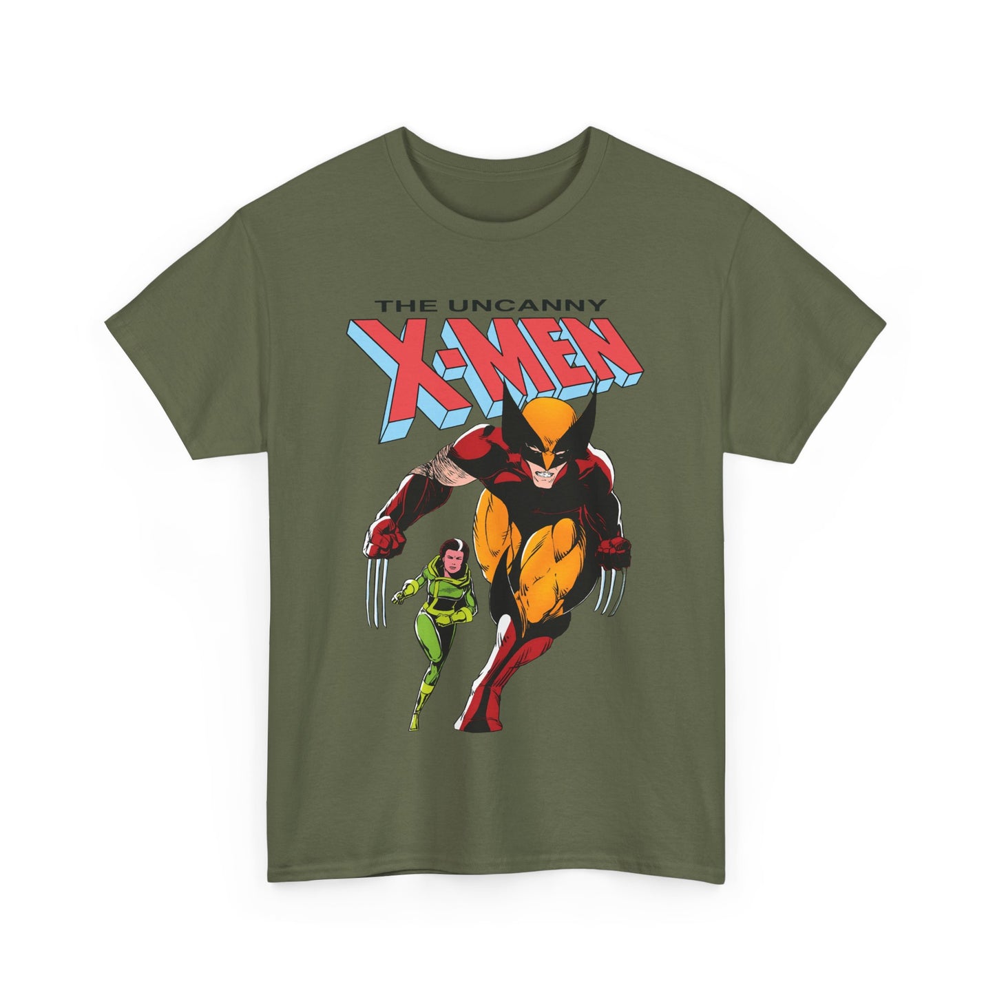 Wolverine & Rogue T-Shirt - Paul Smith Art - X-Member, Mutants - Marvel Comics - Uncanny X-Men #173 Cover - Logan