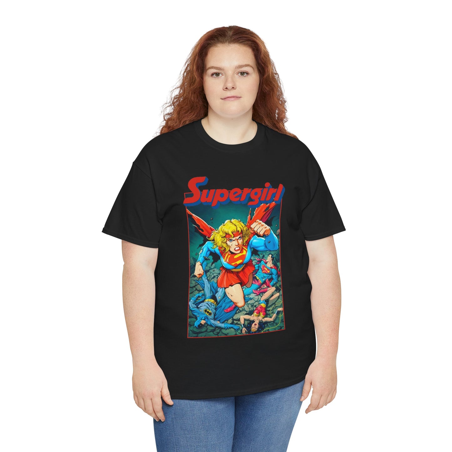 Supergirl T-Shirt - Tom Grummett Art - Crisis on Infinite Earths - Classic DC Comics Series - Death of Supergirl