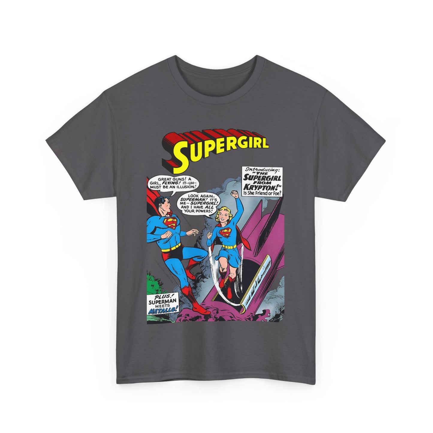 Supergirl T-Shirt - Action Comics #252 - 1st Appearance of Supergirl Cover Art - Kara from Kandor - DC Comics