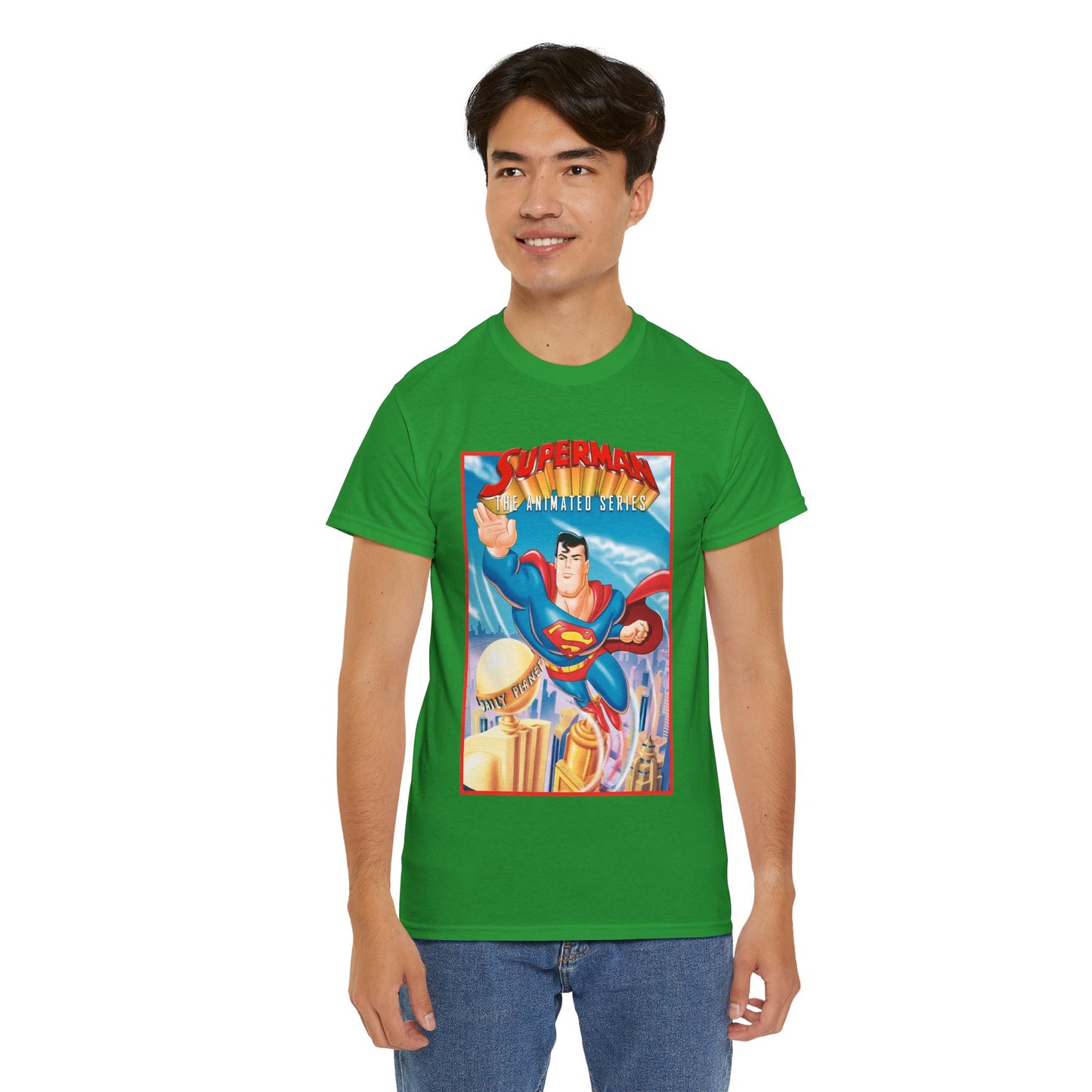 Superman The Animated Series T-Shirt - DC Comics - WB Cartoon 1990s - Metropolis - Man of Steel - Daily Planet