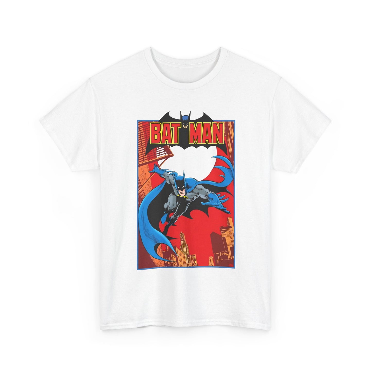 Batman T-Shirt - Jim Aparo Art - Untold Tales Cover - DC Comics Bronze Age - Batman Flying in Front of the Moon - Caped Crusader, Gotham City