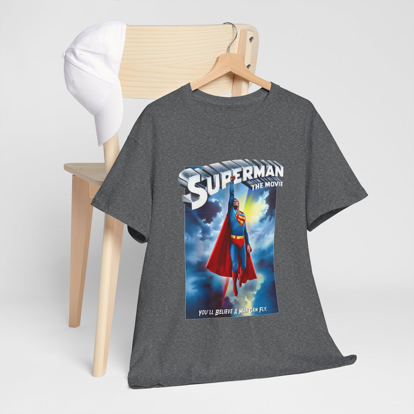 Superman The Movie T-Shirt - DC Comics - Man of Steel - Christopher Reeve 1978