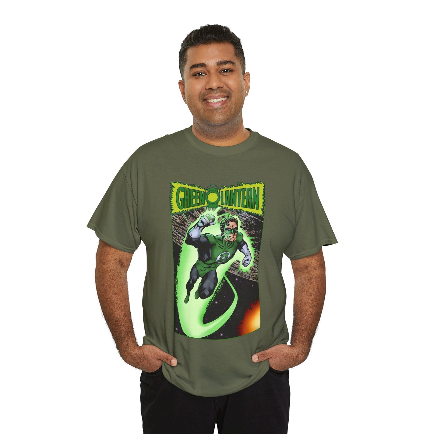 Green Lantern T-Shirt - John Byrne Art - Hal Jordan - Guardians of Oa - DC Comics - Sector 2814