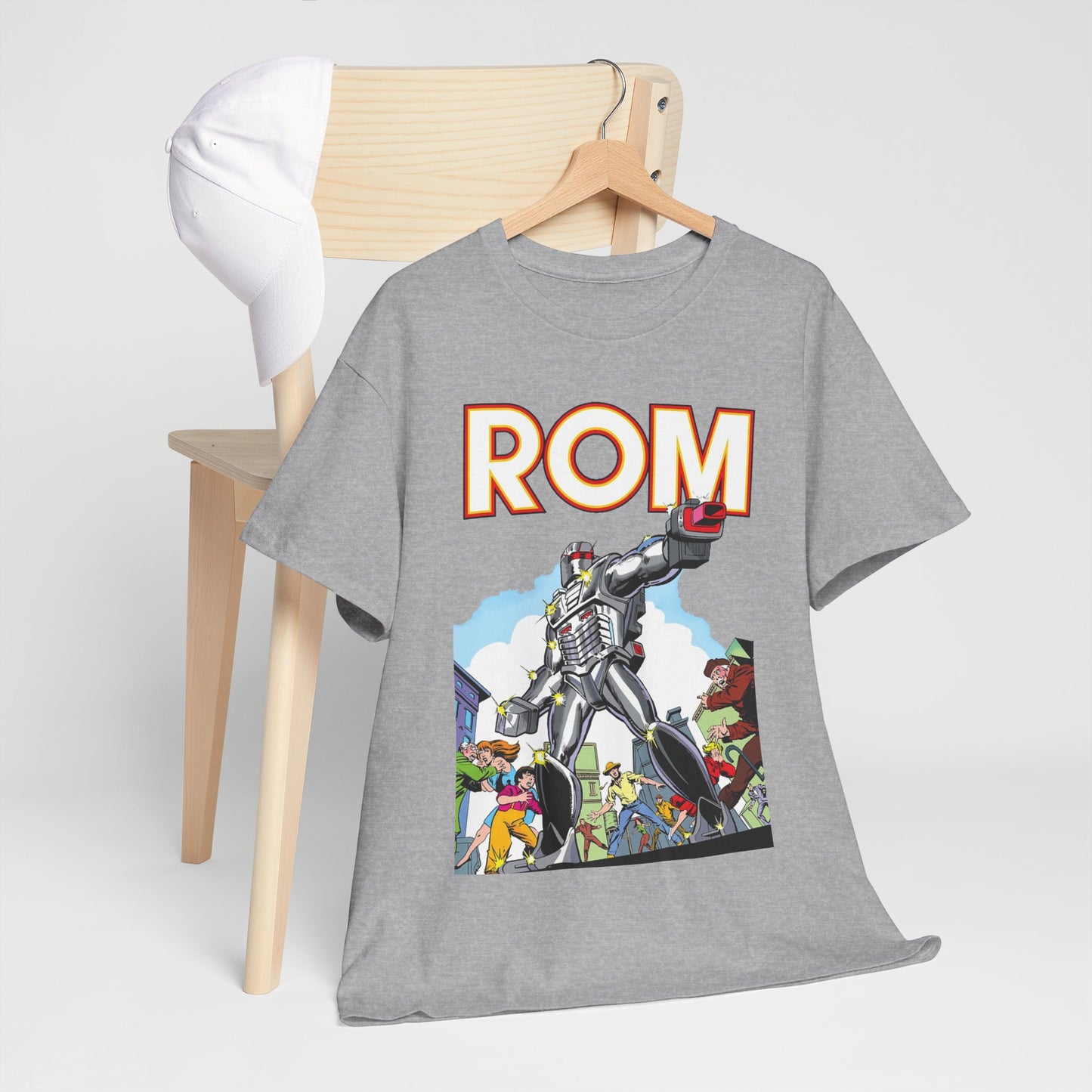 Rom: Spaceknight T-Shirt - Marvel Comics Art- Retro Character - Dire Wraiths