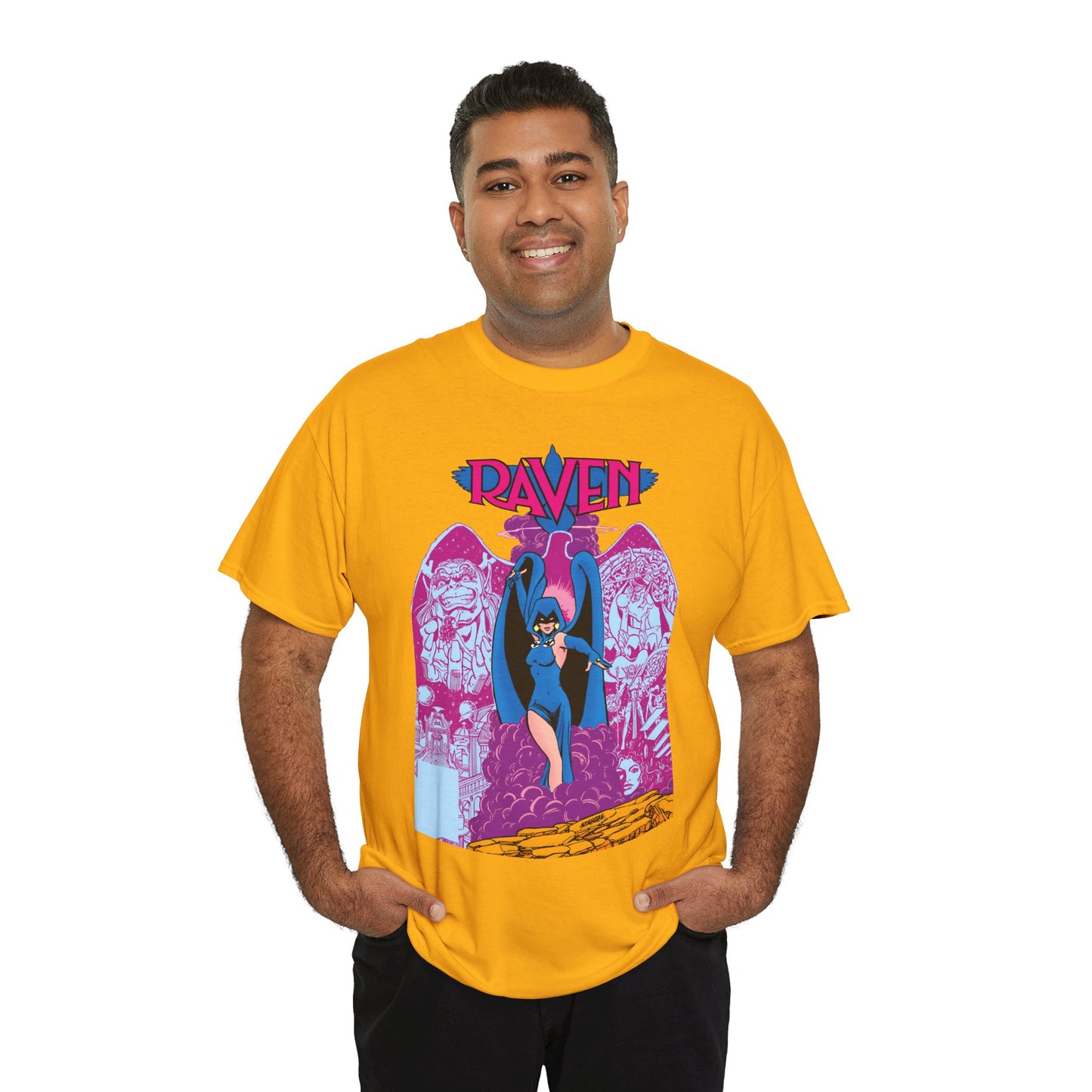 Raven T-Shirt - George Perez Art - New Teen Titans - Trigon, Azarath - DC Comics