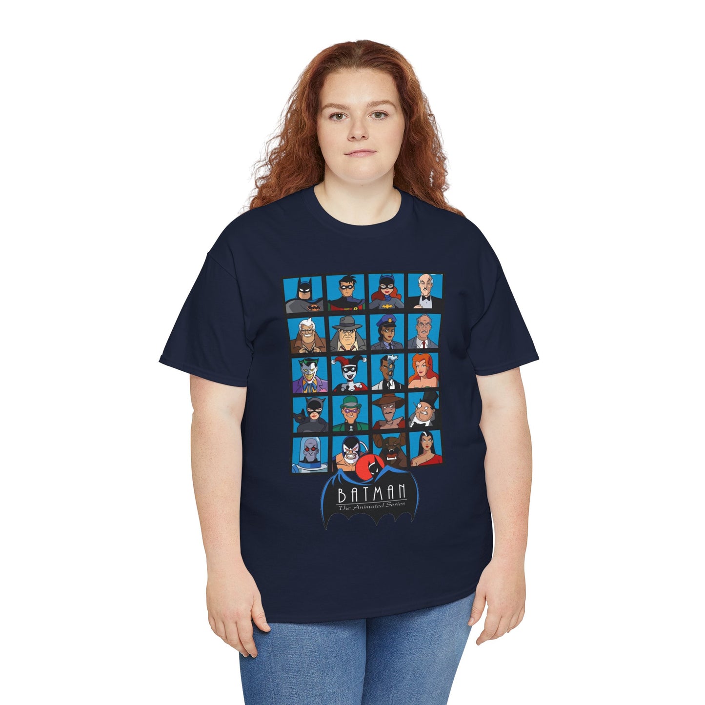 Batman T-Shirt - Animated Series - Harley Quinn, Batgirl, Joker, Bane, Robin, Two-Face, Catwoman, Riddler - Classic TV Cartoon Series