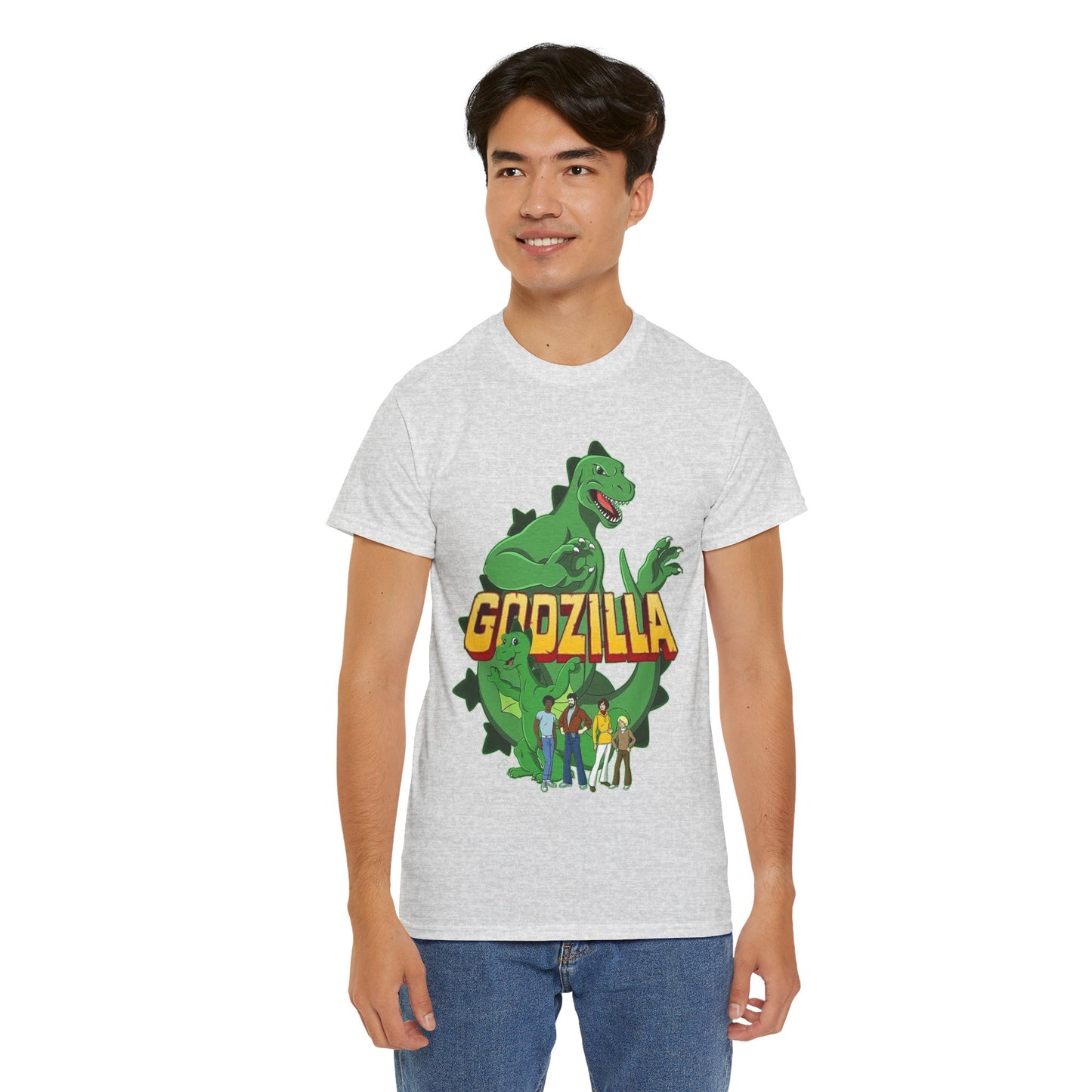 Godzilla T-Shirt - Popular 1970s Hanna-Barbera Cartoon - Godzooky - Retro 70s Animation - Toho - King of the Monsters