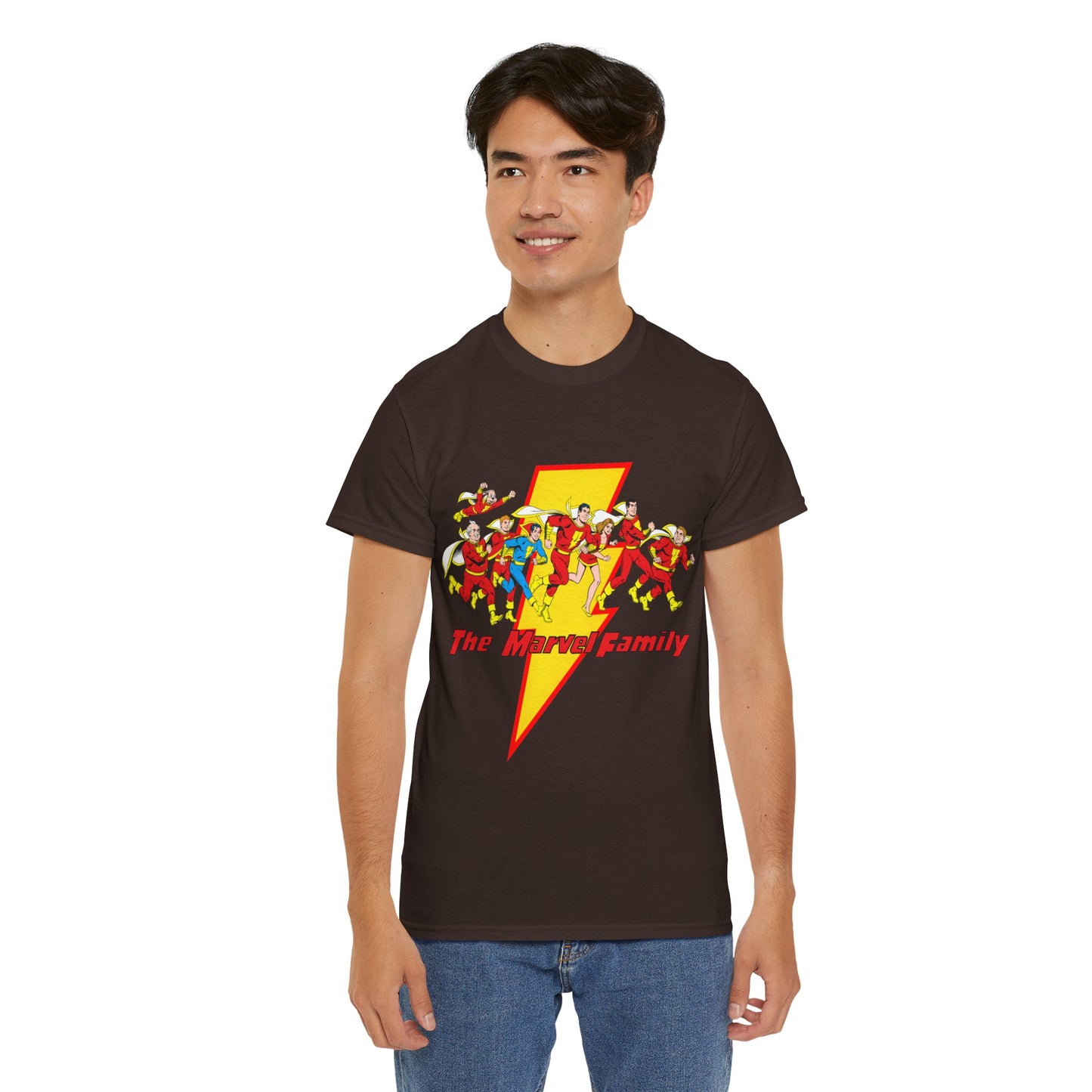 Marvel Family T-Shirt - Shazam - DC Comics - Mary Marvel, Hoppy the Marvel Bunny, Uncle Marvel, Captain Marvel Jr - DC Who's Who Art