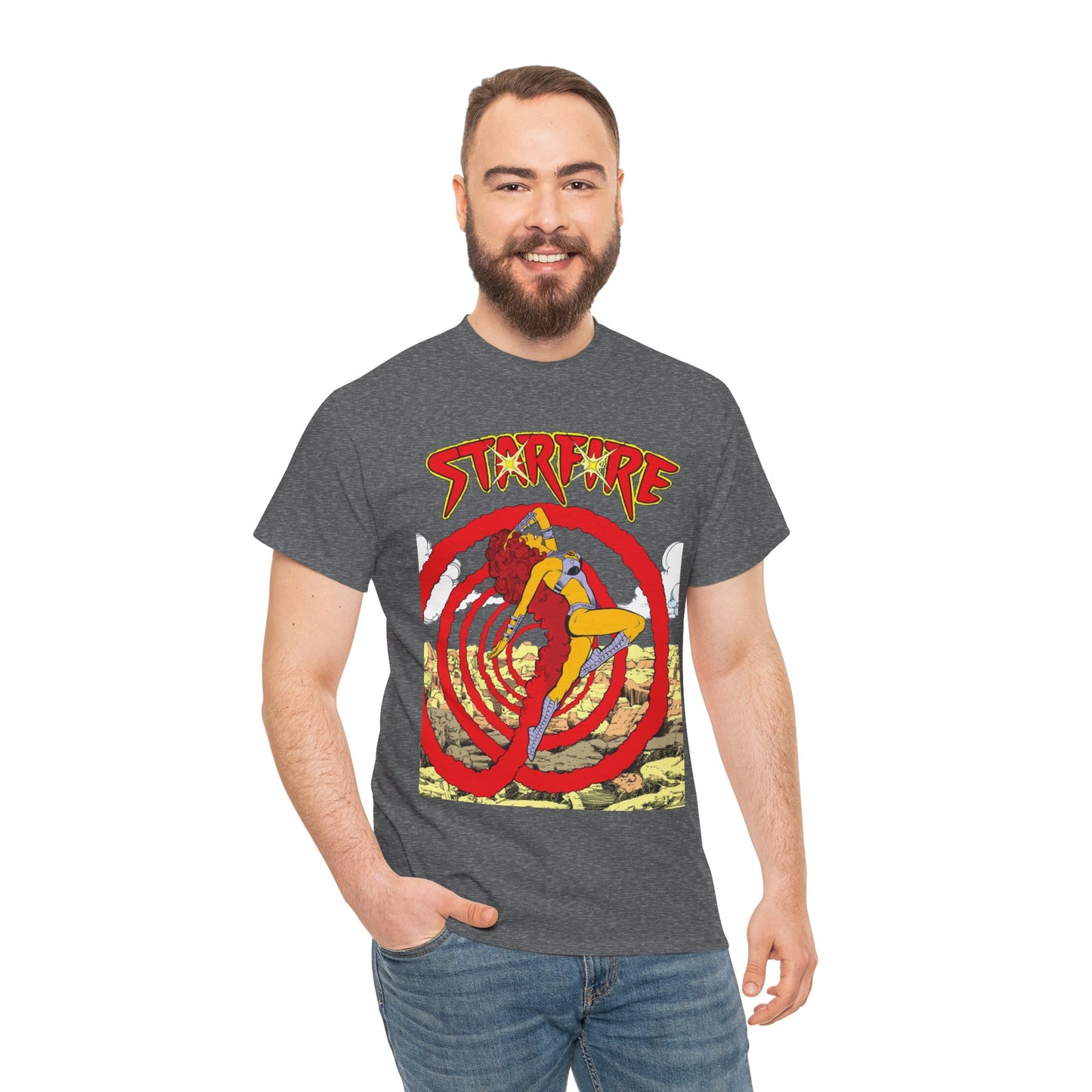 Starfire T-Shirt - George Perez Art - New Teen Titans Member - DC Comics - Koriand'r, Princess from Tamaran