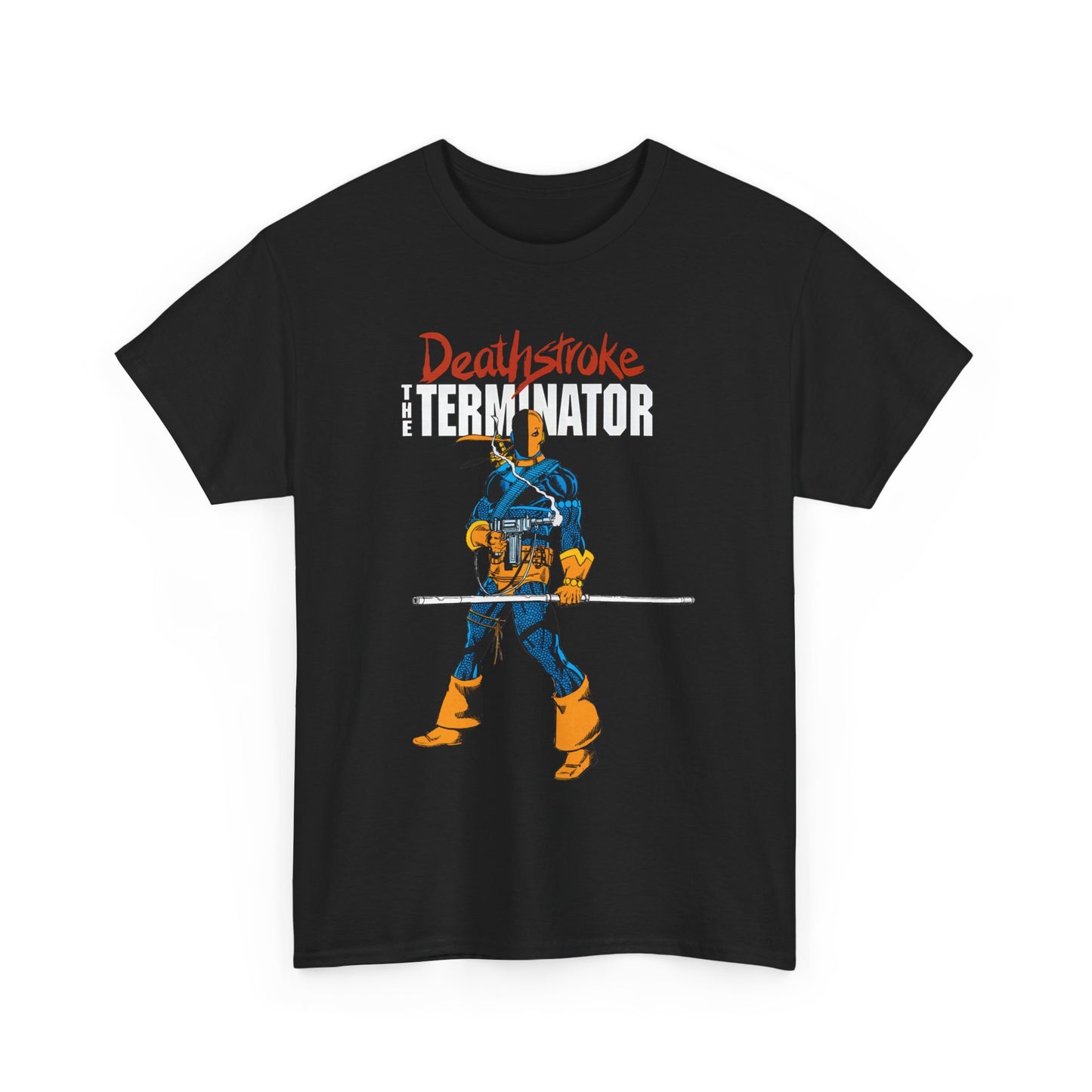 Deathstroke T-Shirt - George Perez Art - New Teen Titans Foe & Mercenary - Slade Wilson, Father of Jericho and Ravager - DC Comics - The Terminator