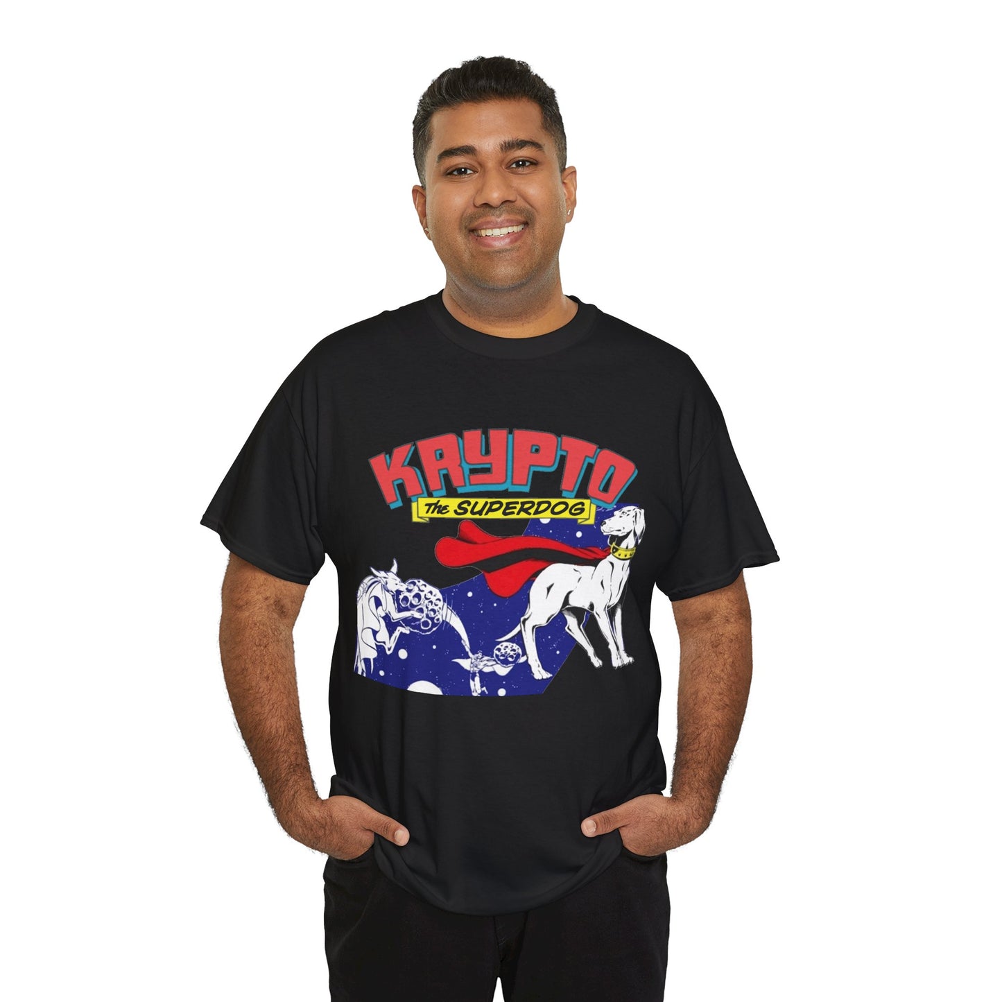 Krypto T-Shirt - James Gunn Superman Movie 2025 - Superman's Beloved Pet -Super Dog from Krypton - Stays at the Fortress of Solitude - DC Comics