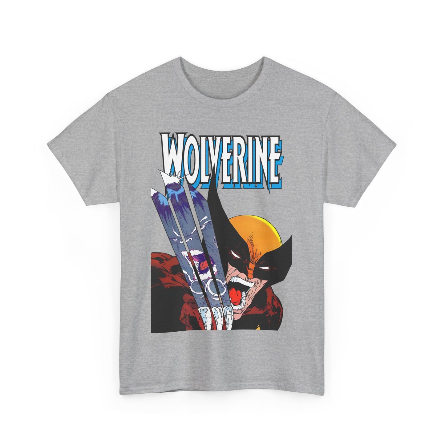 Wolverine T-Shirt - Amazing Todd McFarlane Art - Classic Image Vs Incredible Hulk - Marvel Comics - Logan