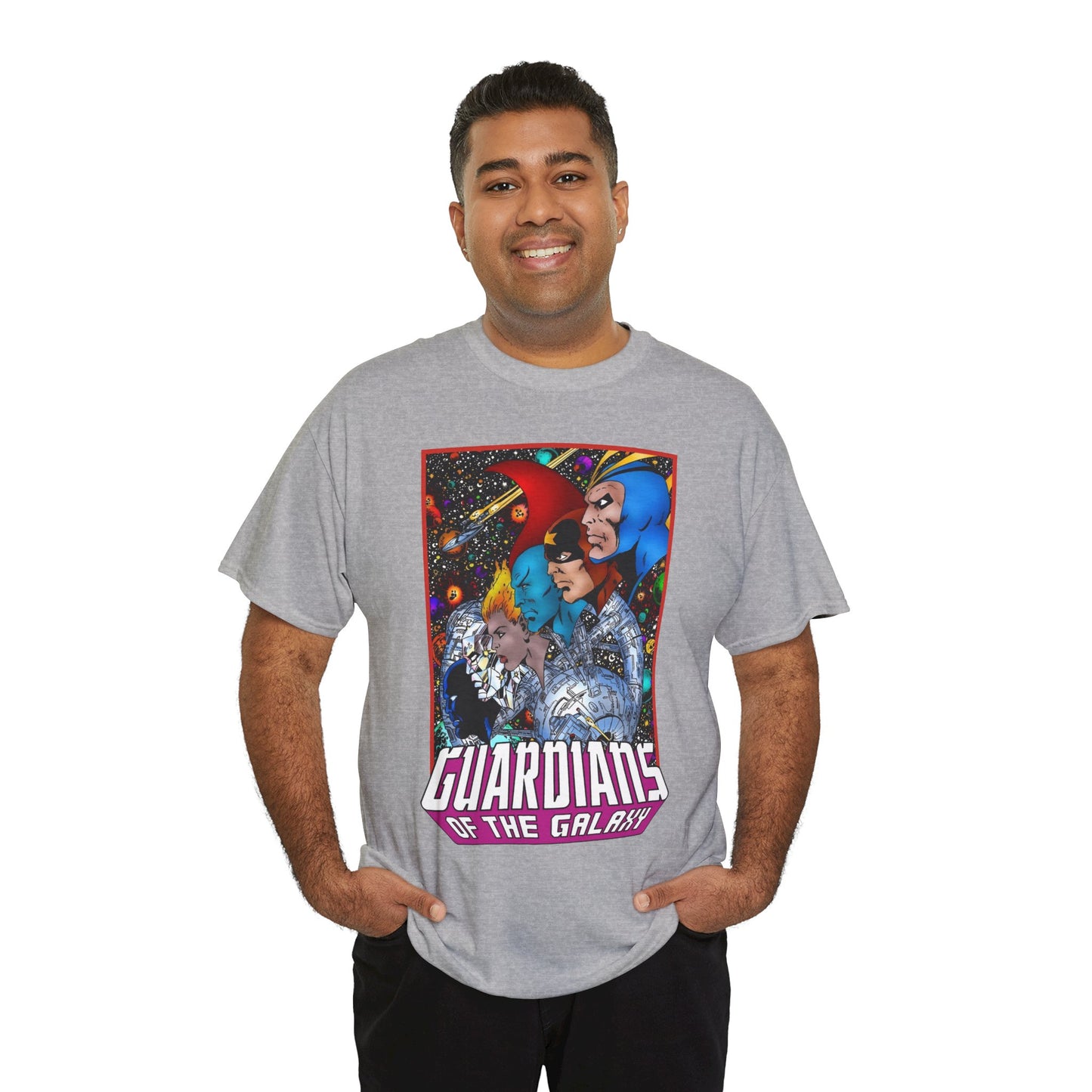 Guardians of the Galaxy T-Shirt - George Perez Art - Starhawk, Yondu, Vance Astro - Marvel Comics