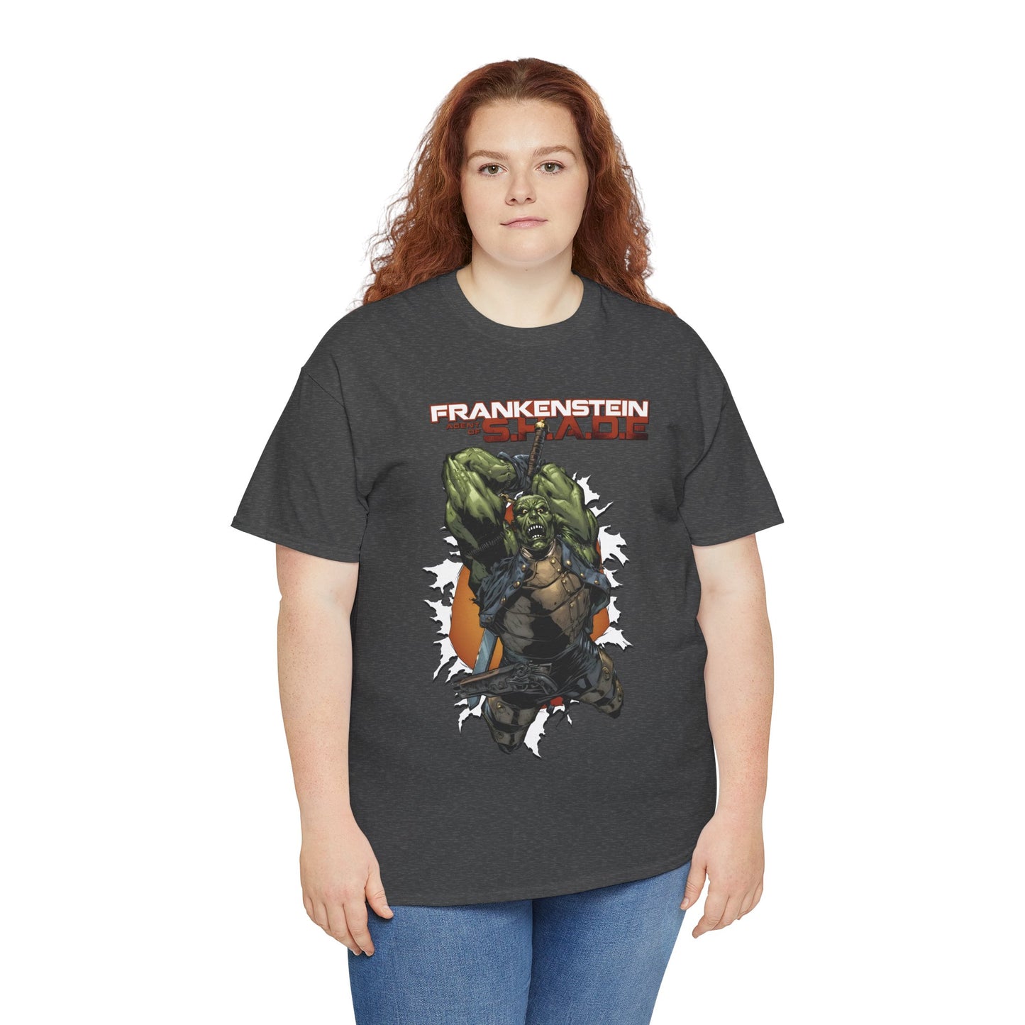 Frankenstein, Agent of SHADE T-Shirt - Alberto Ponticelli Art - New 52 Series - DC Comics