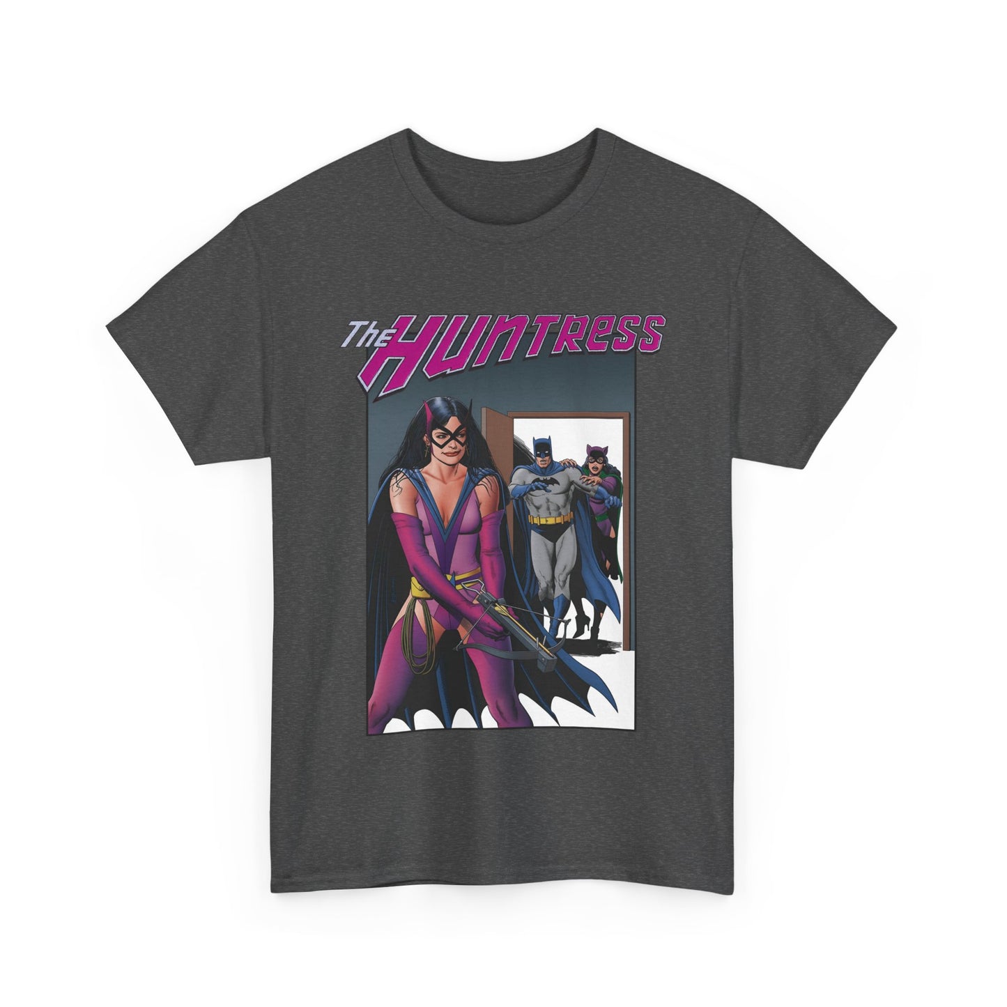Huntress Shirt - Brian Bolland Art - Helena Wayne, Batman and Catwoman's Daughter - JSA Member, Earth 2 - DC Comics