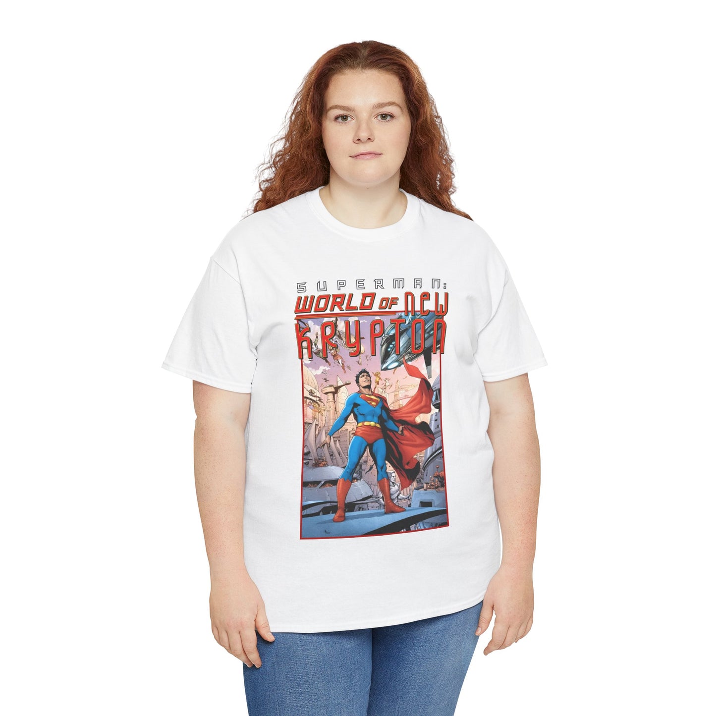 Superman World of New Krypton T-Shirt - Gary Frank Art - Popular DC Comics Storyline - Kal-El