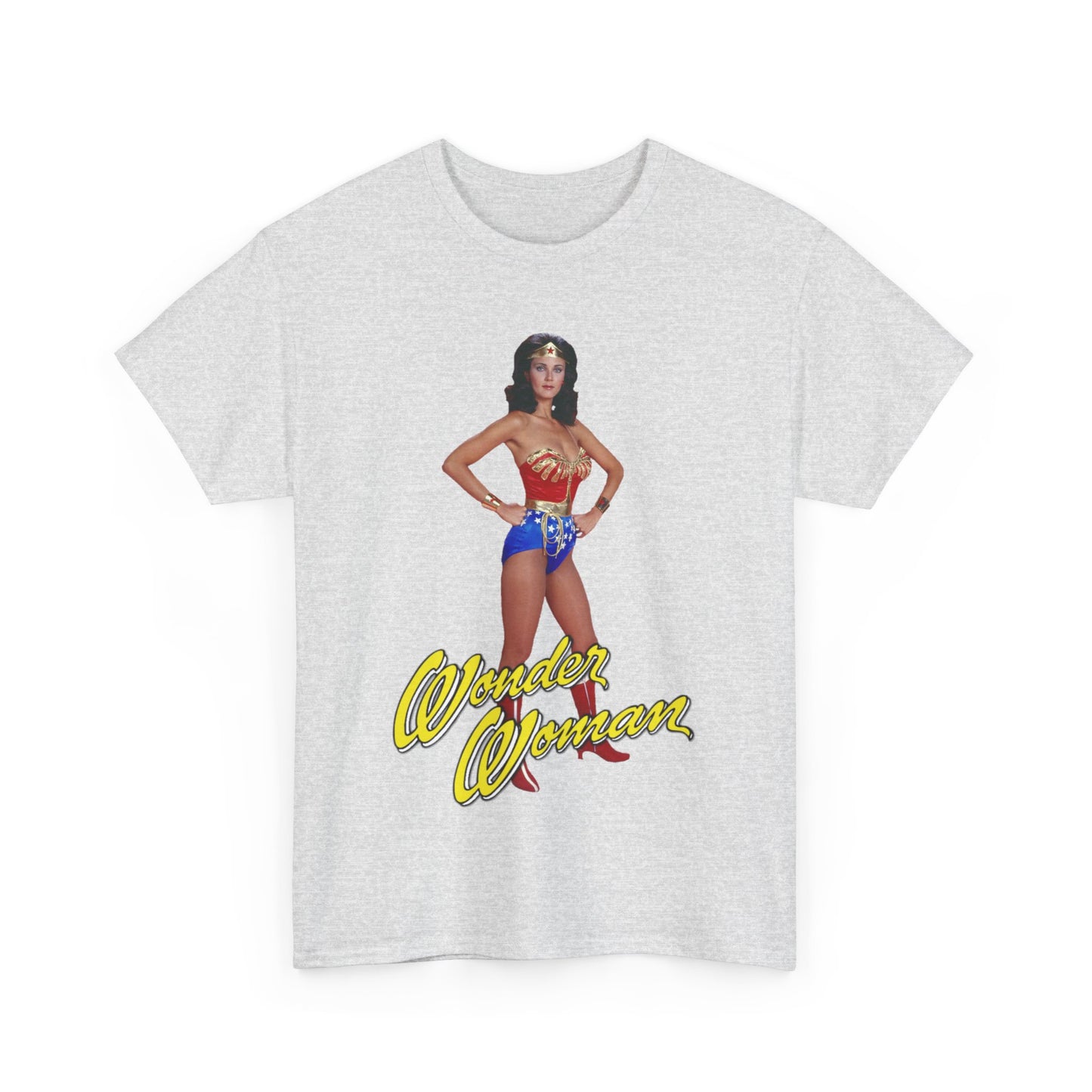 Wonder Woman T-Shirt - Lynda Carter - Popular 1970s CBS TV Show - DC Comics Character - Diana Prince, Paradise Island