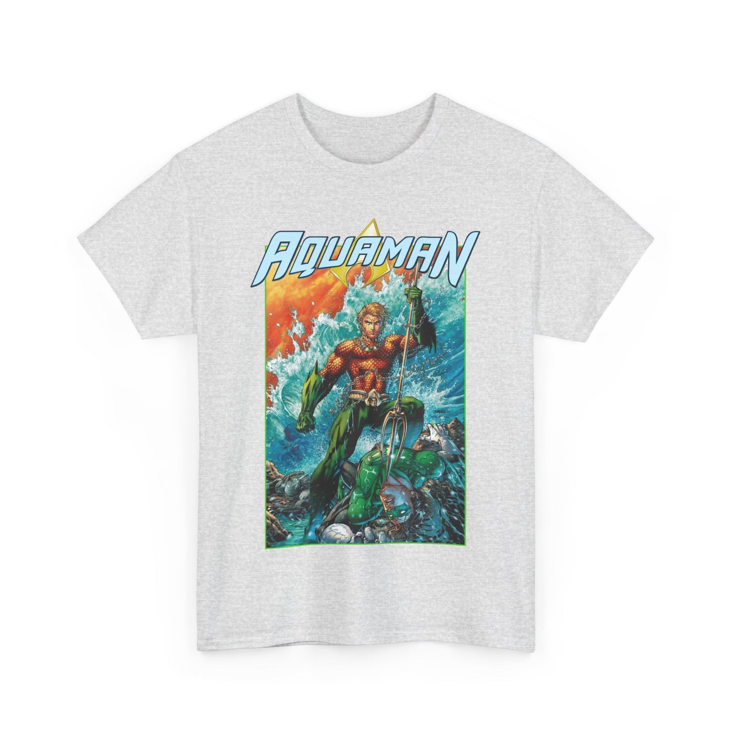 Aquaman T-Shirt - Jim Lee Art - DC New 52 - Arthur Curry, King of Atlantis - DC Comics