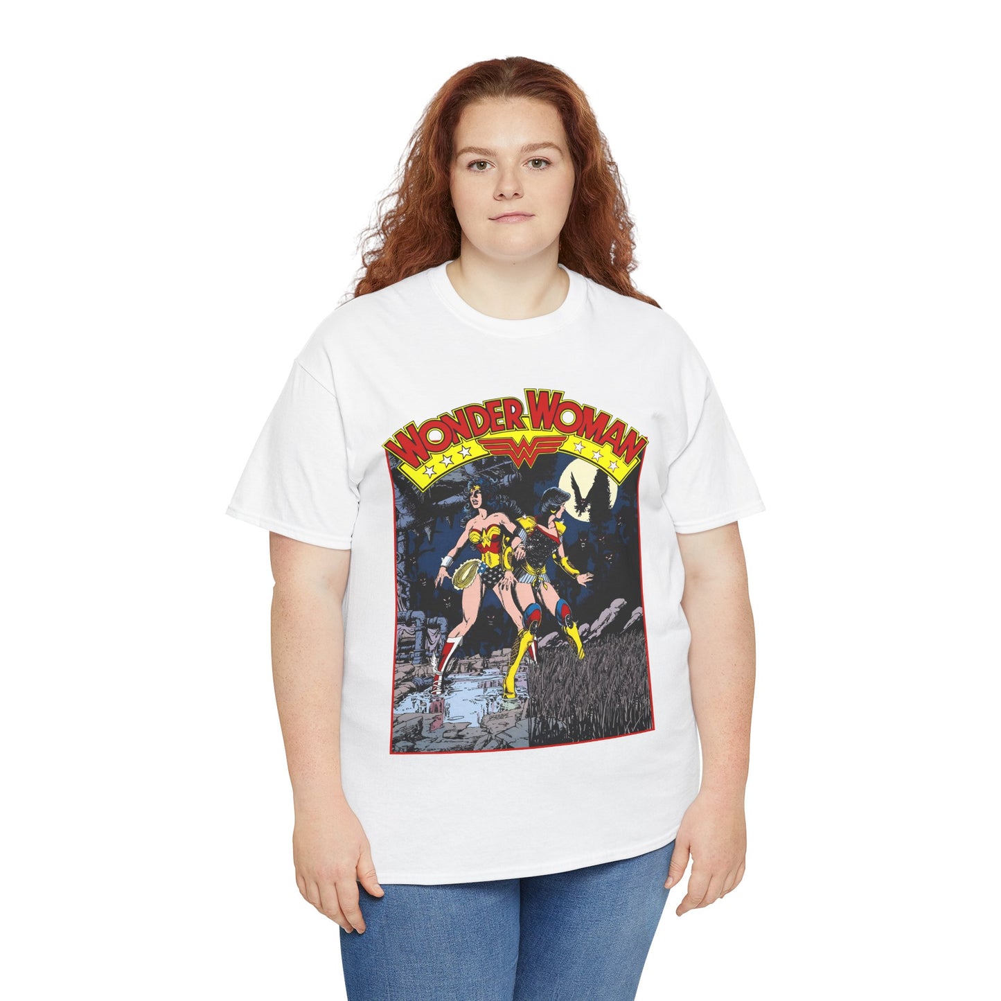 Wonder Woman & Troia T-Shirt - George Perez Art - Wonder Girl, Donna Troy - Themyscira, Paradise Island - DC Comics